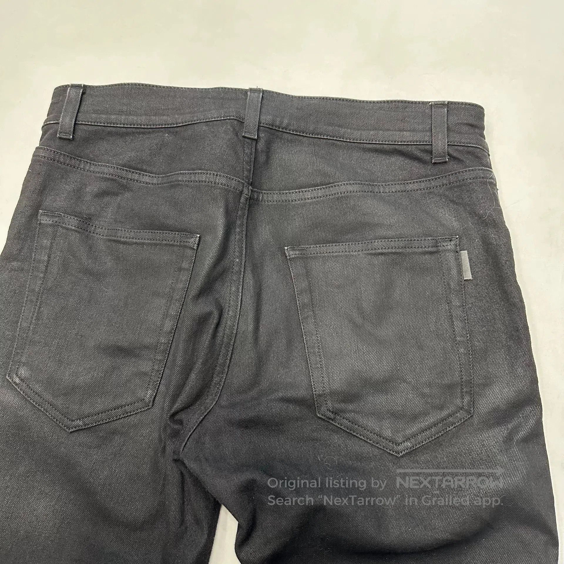 Saint Laurent Paris Saint Laurent Black Slim Fit Jeans. Size US 32 / EU 48 - 7 Thumbnail