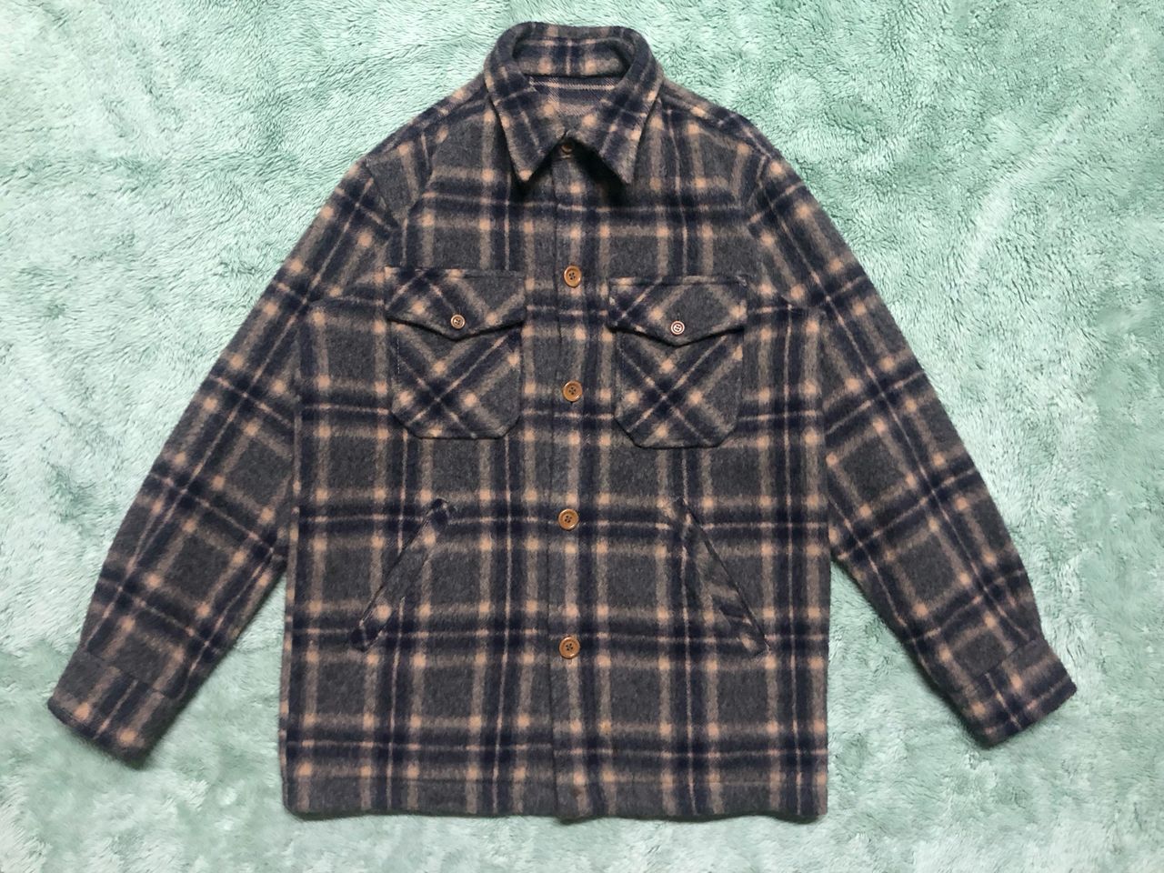 Japanese Brand JAPANESE BRAND VAN JAC TARTAN WOOL SHIRT WORKERS JACKET Size US M / EU 48-50 / 2 - 1 Thumbnail