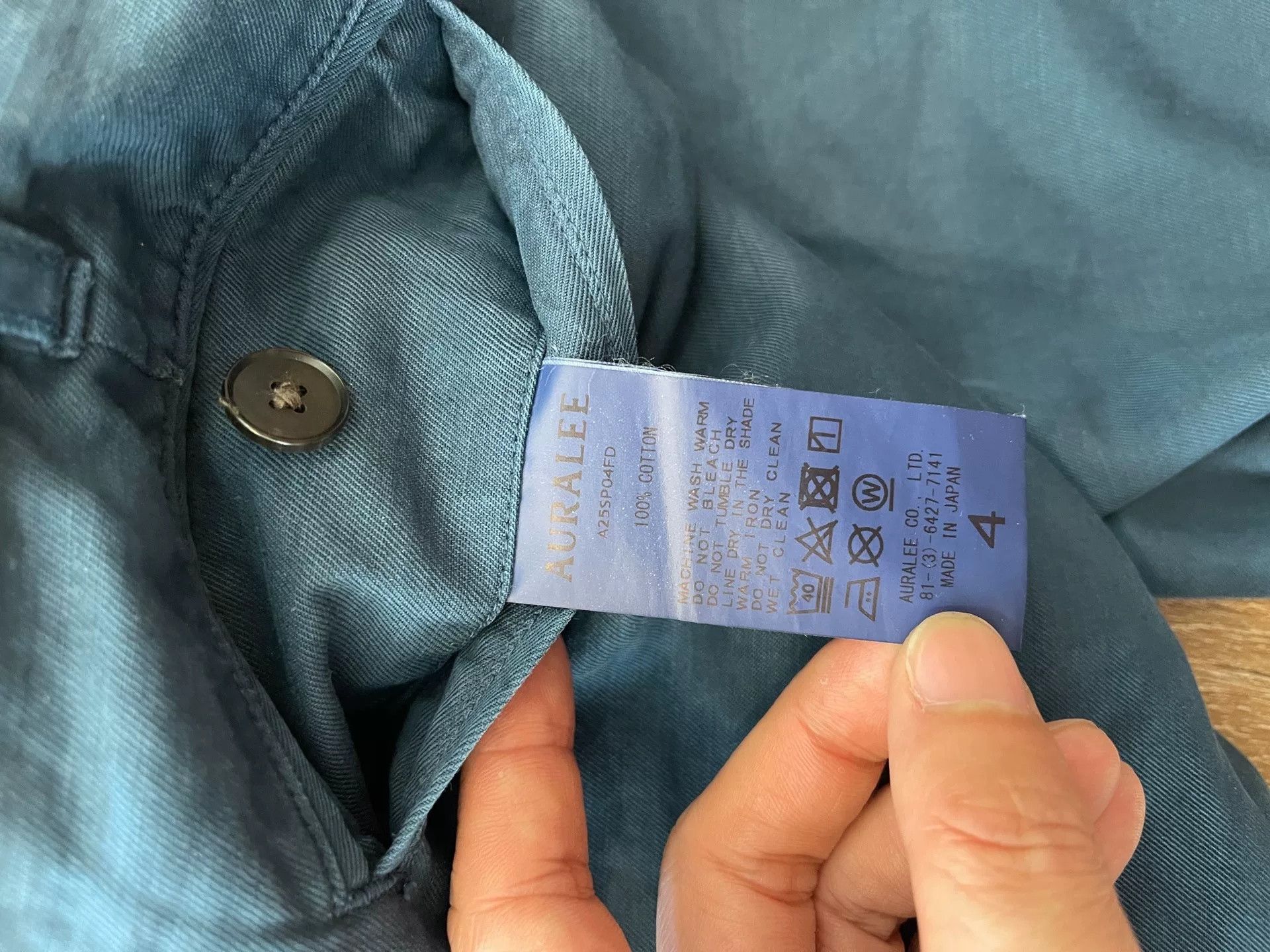 Auralee AURALEE FINX GABARDINE Casual Pants Size US 26 / EU 42 - 6 Thumbnail