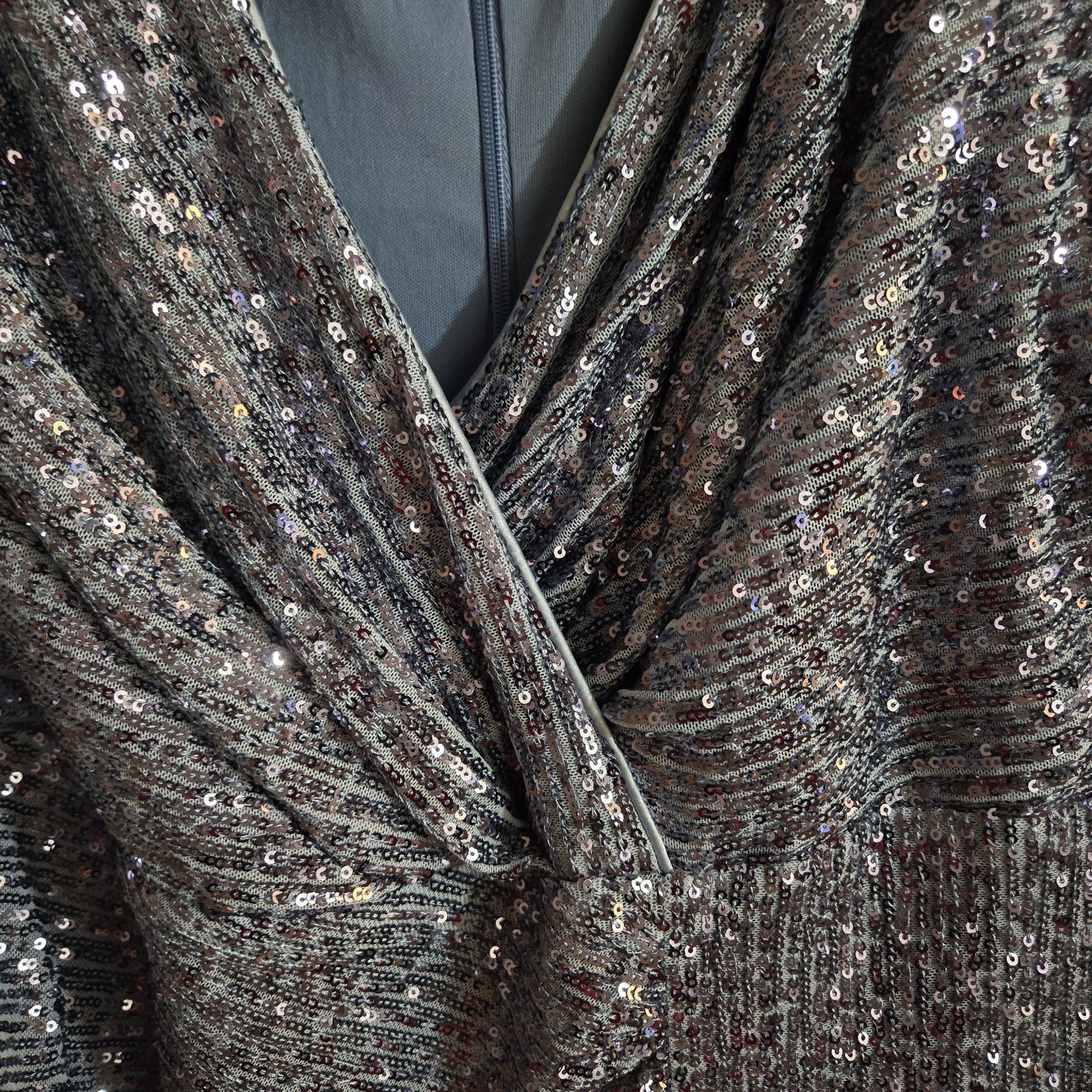 Other Eliza J Sequin Sheath Ruched Party/Cocktail Dress Size 3XL / US 20-22 - 6 Thumbnail