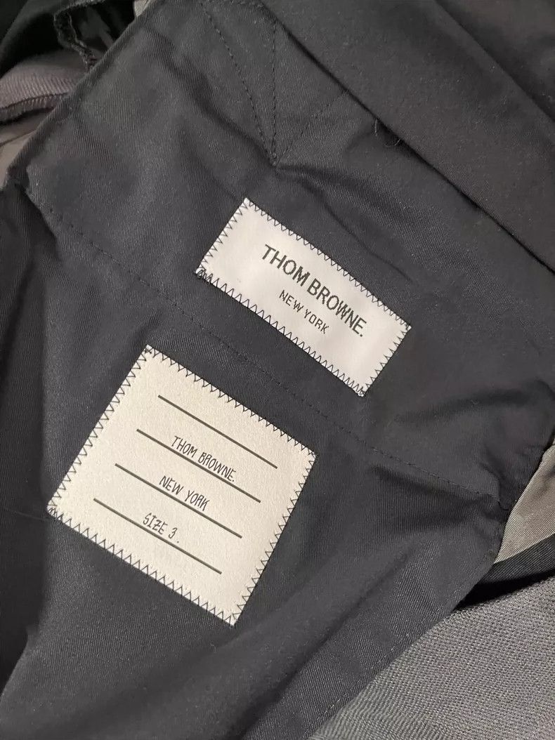 Thom Browne Thom Browne size3 Four-dotted grey trousers Size 36R - 3 Thumbnail