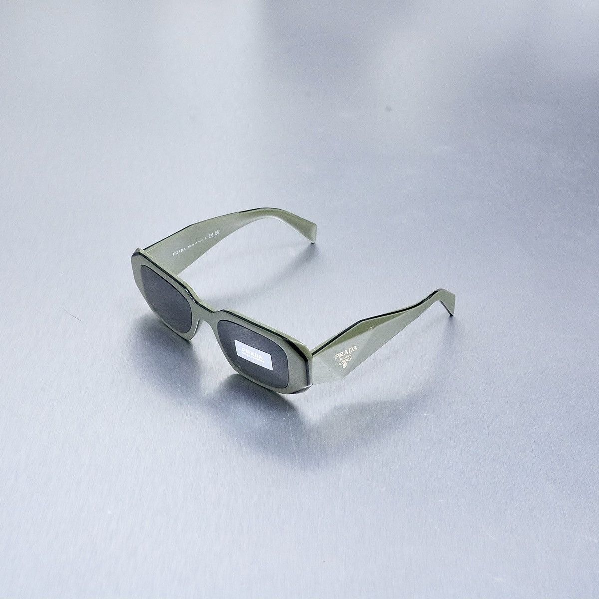 image of Prada Pr 17Ws Sunglasses in Green, Men's