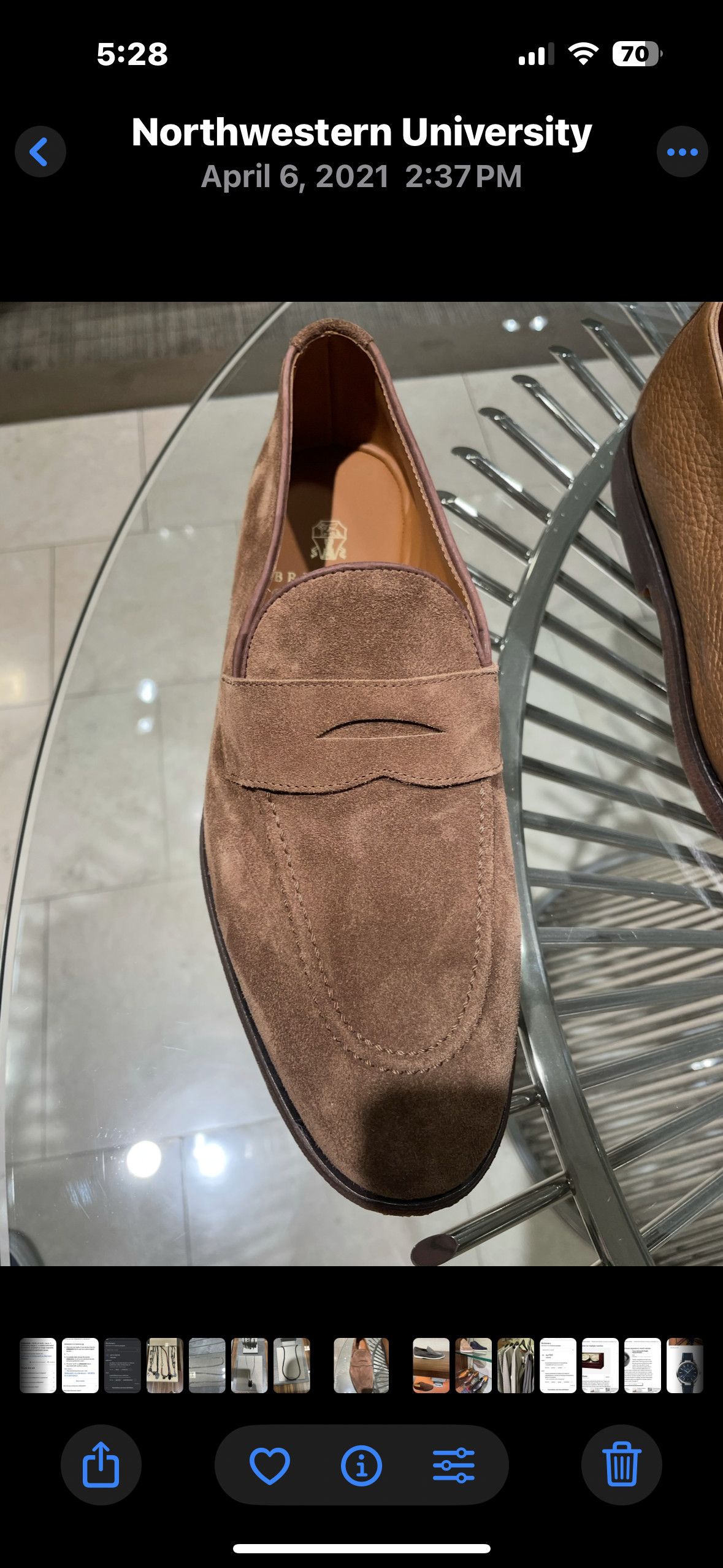 Brunello Cucinelli Suede loafers Size US 9 / EU 42 - 2 Thumbnail