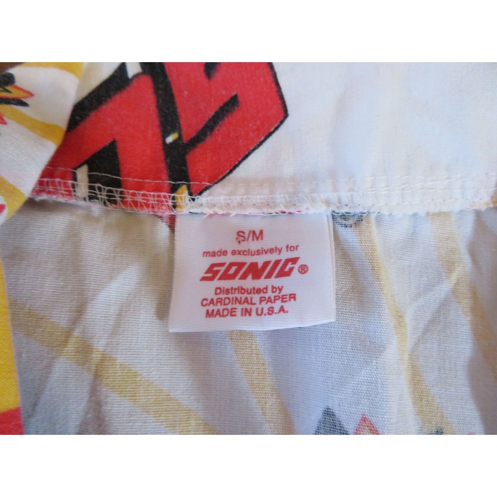 Other Sonic Shirt, All Over Print Hawaiian Style, Sz S-M 1990s Size US S / EU 44-46 / 1 - 5 Thumbnail