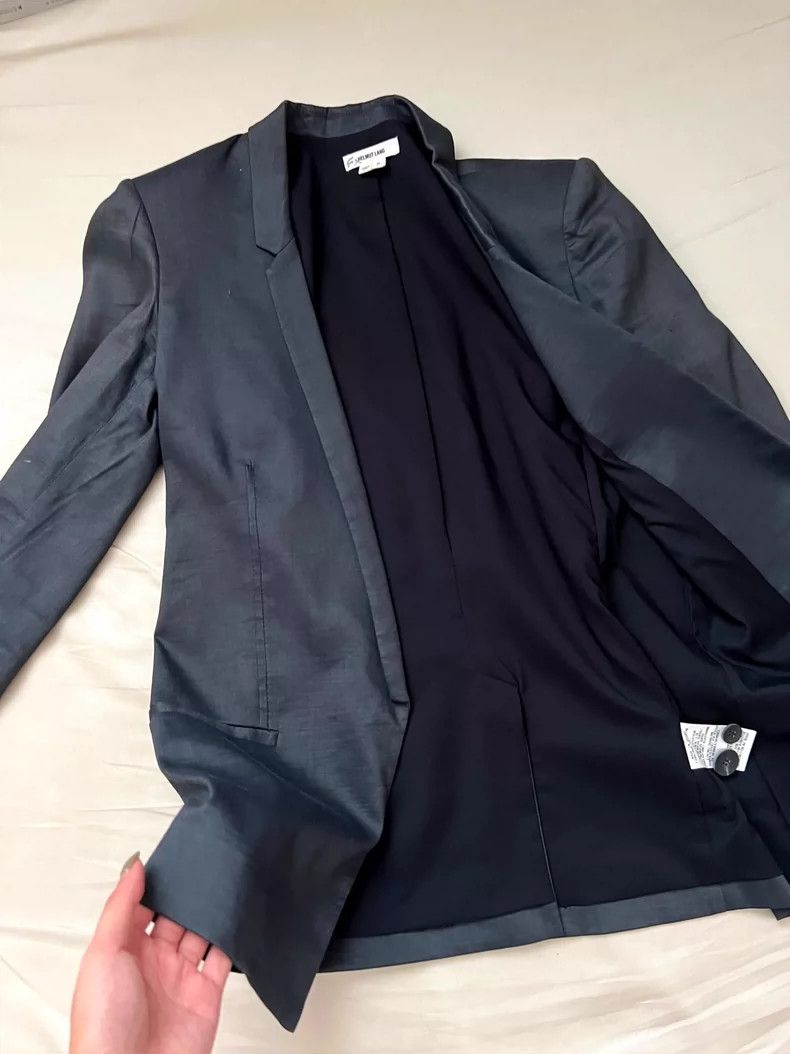 Helmut Lang HELMUT LANG size0 Narrow collar three-dimensional cut coat Size XS / US 0-2 / IT 36-38 - 2 Thumbnail