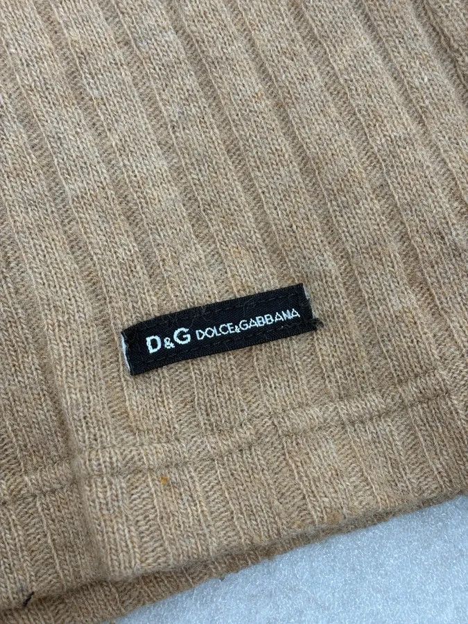 Dolce & Gabbana 2000s Dolce & Gabbana Beige Wool Sweater Size US XS / EU 42 / 0 - 7 Thumbnail