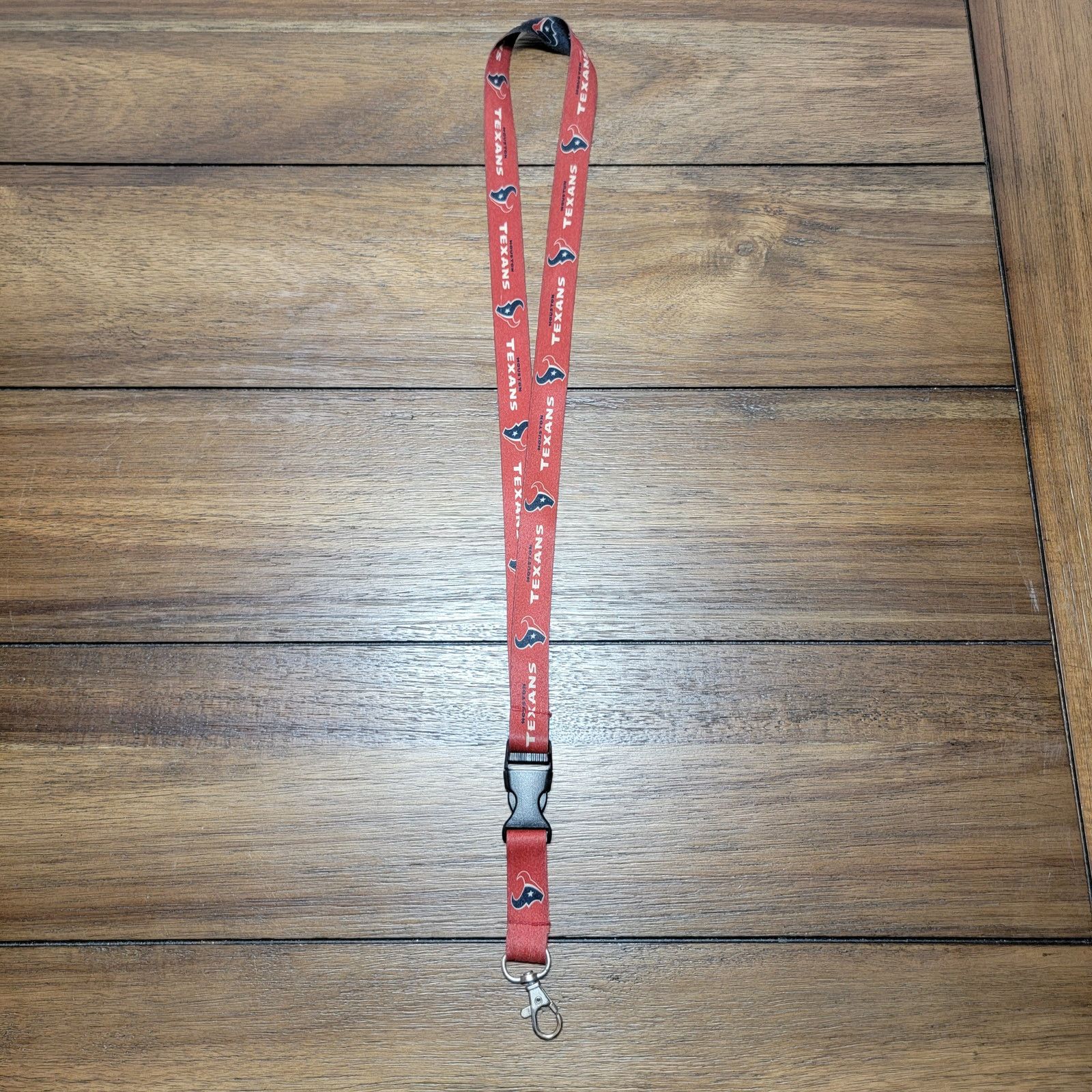 Other Houston Texans Red & Blue Reversible Lanyard w/ Detach Clip Size ONE SIZE - 1 Thumbnail