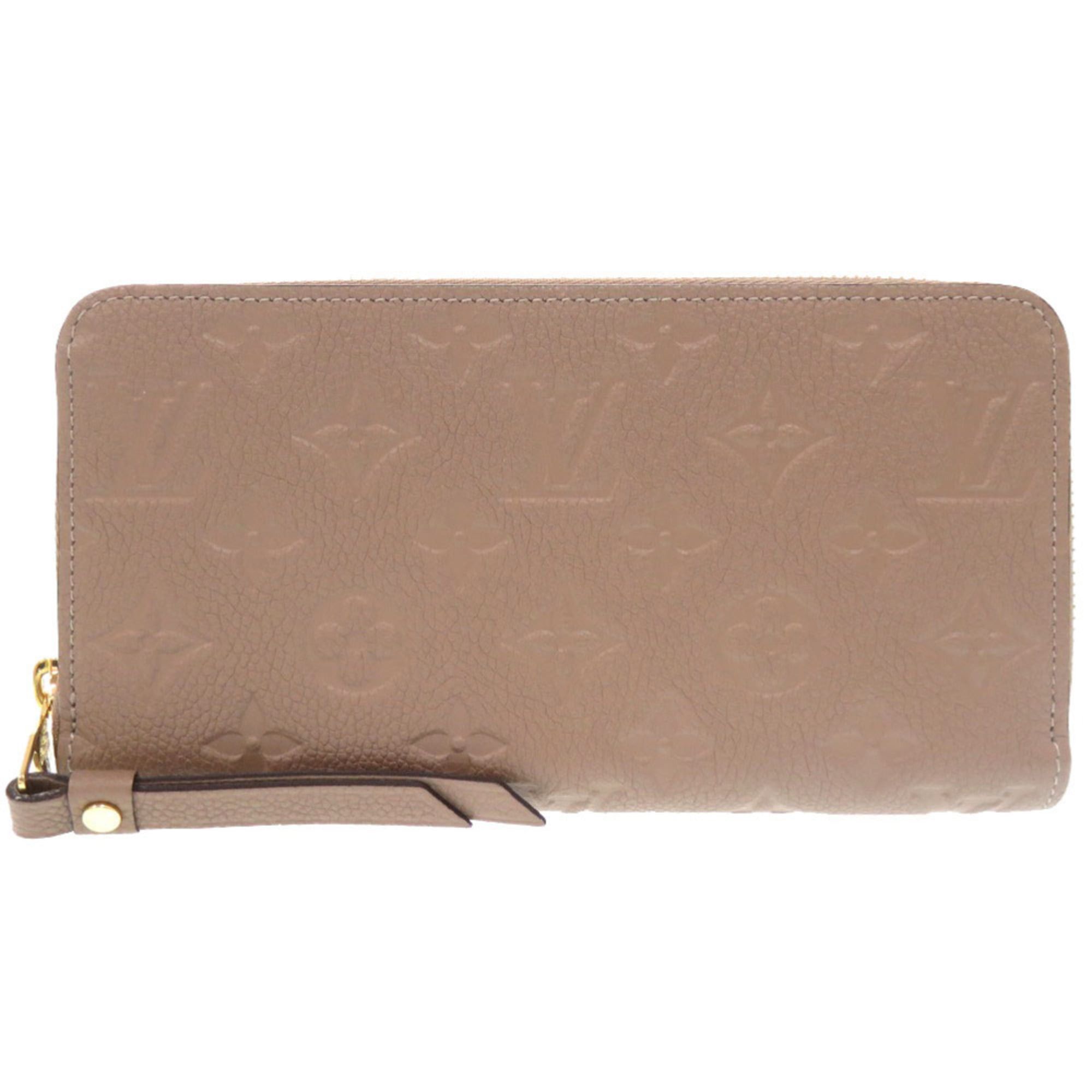 Louis Vuitton Like new Louis Vuitton Zippy Wallet Monogram Empreinte Tourtourelle M69034 Round Zip Long LV 1047 Size ONE SIZE - 1 Thumbnail