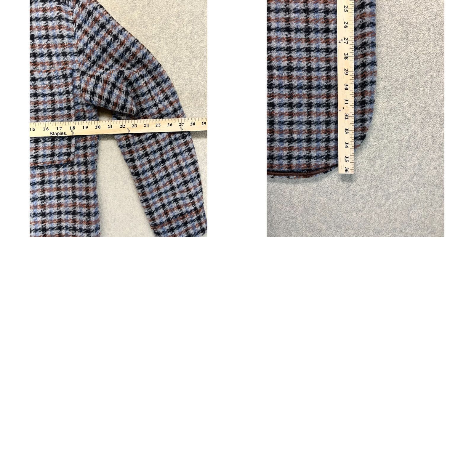 Gap Gap Womens Shacket Multicolor Houndstooth Plaid Lined Shirt Jacket S Size S / US 4 / IT 40 - 8 Thumbnail