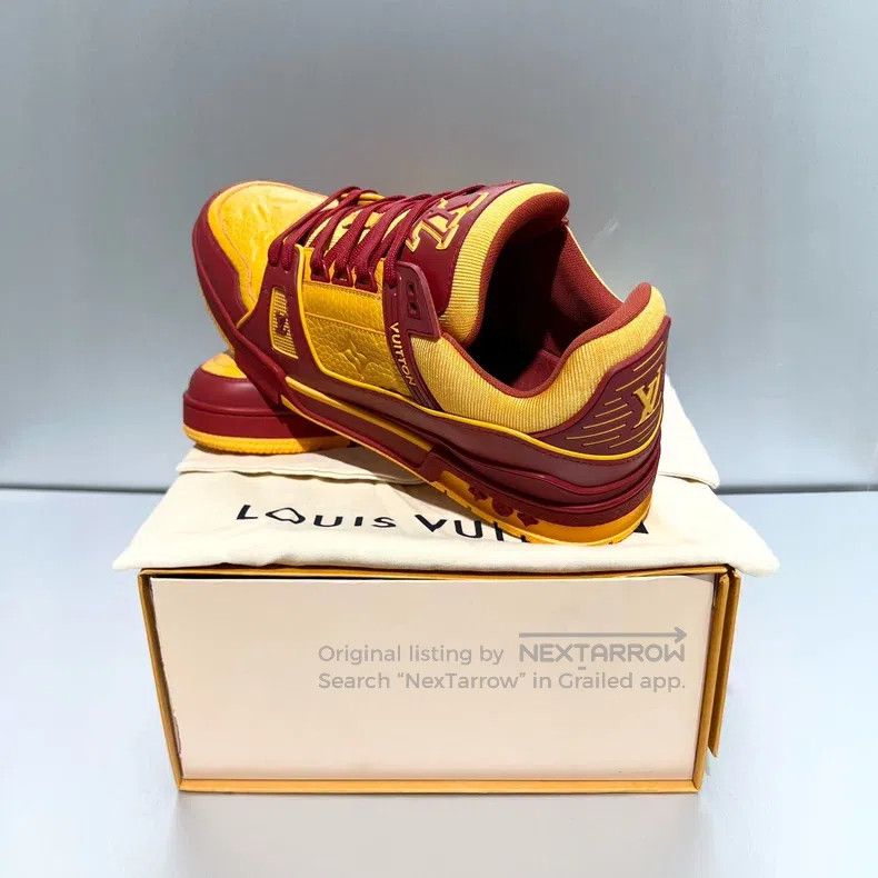 Louis Vuitton Louis Vuitton Trainer Tomato Scrambled Egg Color Matching Size US 8 / EU 41 - 9 Thumbnail