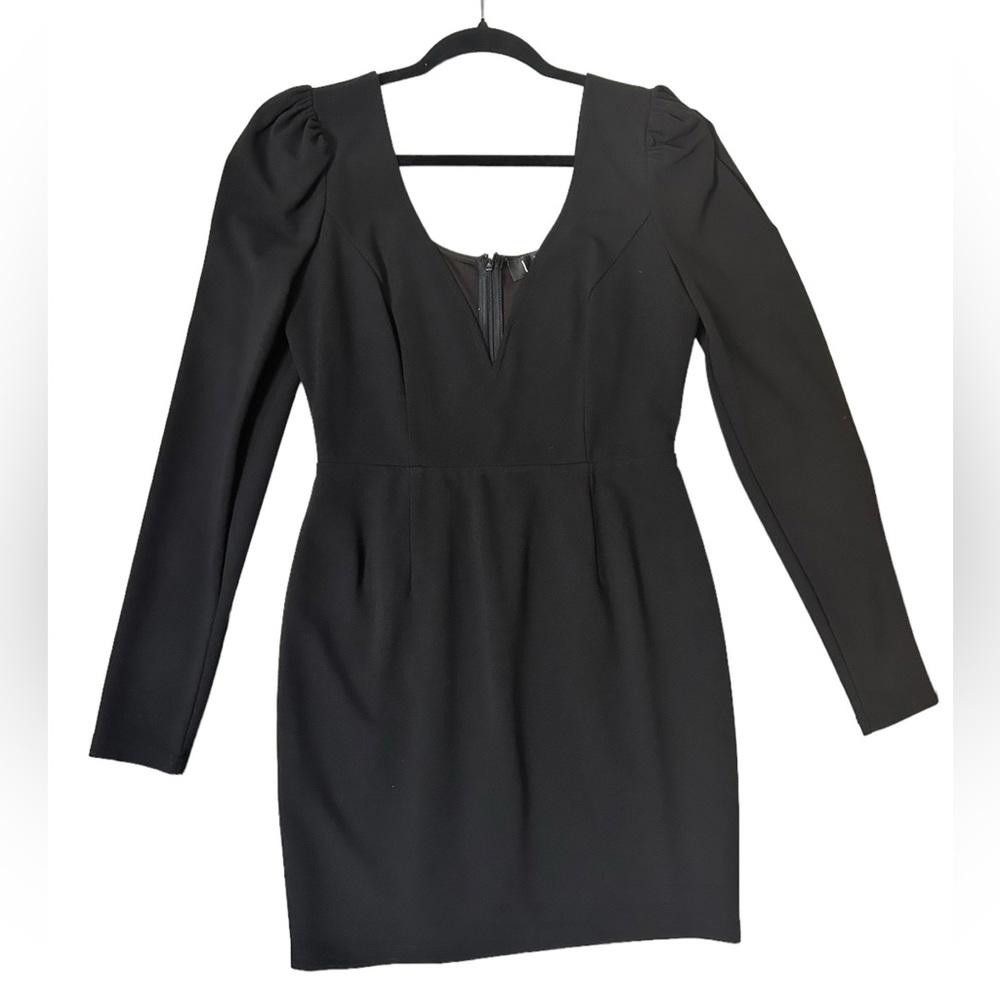 Lulus Lulus l Treasure Forever Black Long Sleeve Dress Medium Size M / US 6-8 / IT 42-44 - 2 Thumbnail
