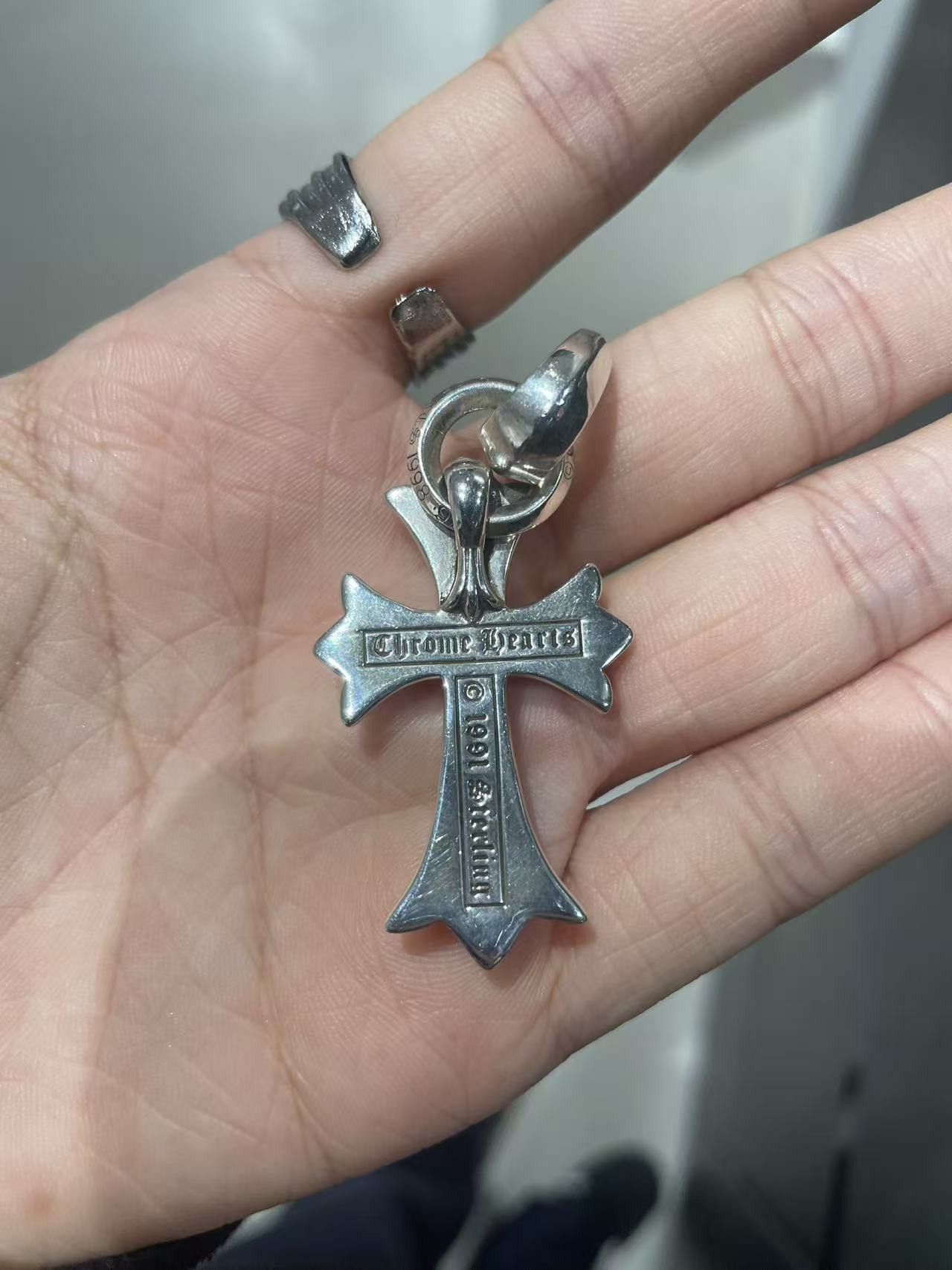 Chrome Hearts Chrome Hearts Silver Cross Pendant Size ONE SIZE - 5 Thumbnail