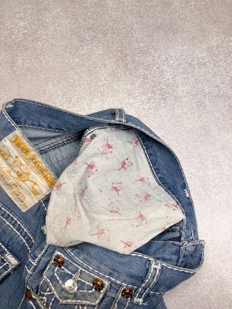 Other QUICK SALE⚡️VINTAGE TRUE RELIGION BAGGY FLARED JEANS Y2K 34 Size US 34 / EU 50 - 9 Thumbnail