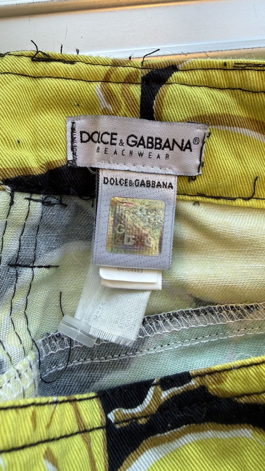 Dolce & Gabbana Dolce & Gabbana Miniskirt Lemon Beach Edition Size 25" / US 0 / IT 36 - 7 Thumbnail