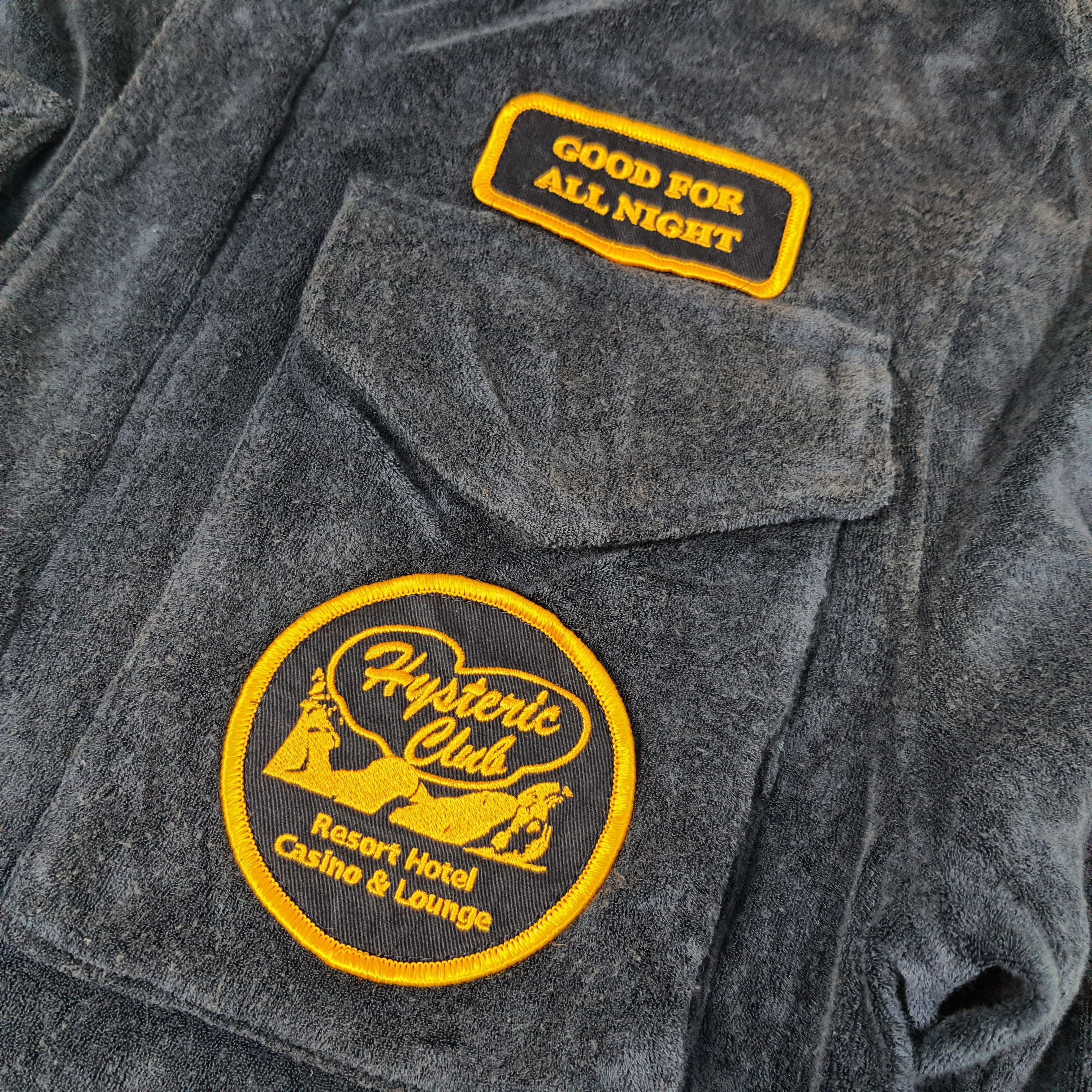 Hysteric Glamour × Japanese Brand × Vintage Vintage Hysteric Glamour Patcher Custom Logo Fleece Jacket Size US S / EU 44-46 / 1 - 4 Thumbnail