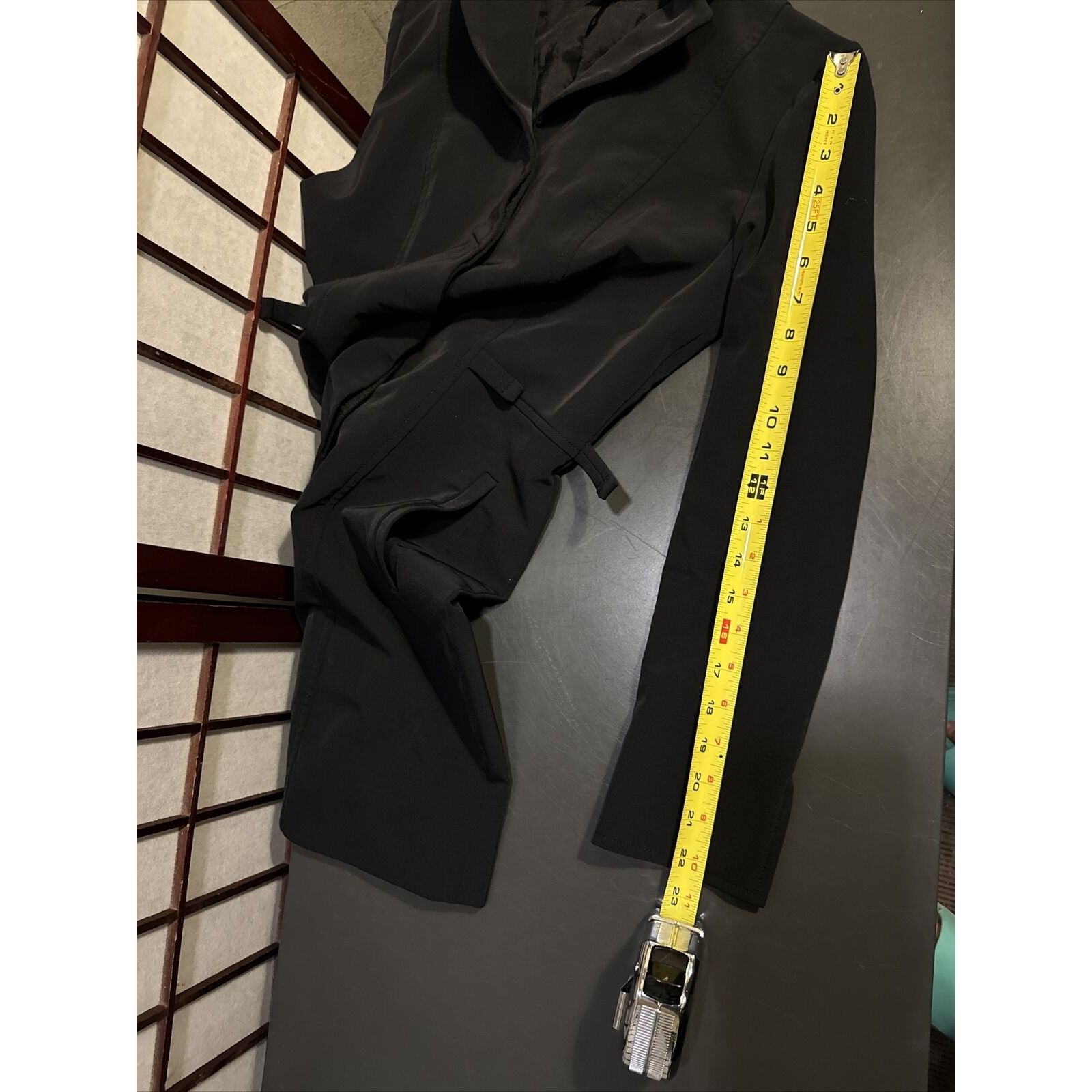 Other Georgiou Studio Black Women Long Jacket size 0 MISSING HARDW Size XS / US 0-2 / IT 36-38 - 17 Thumbnail