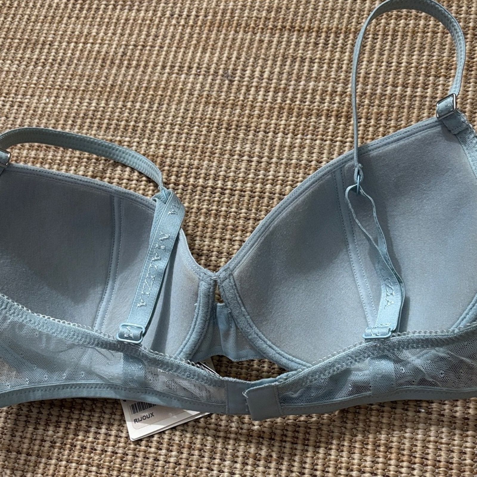 La Perla NWT Malizia by La Perla Light Blue Embroidered Bra size 36C Size ONE SIZE - 8 Thumbnail