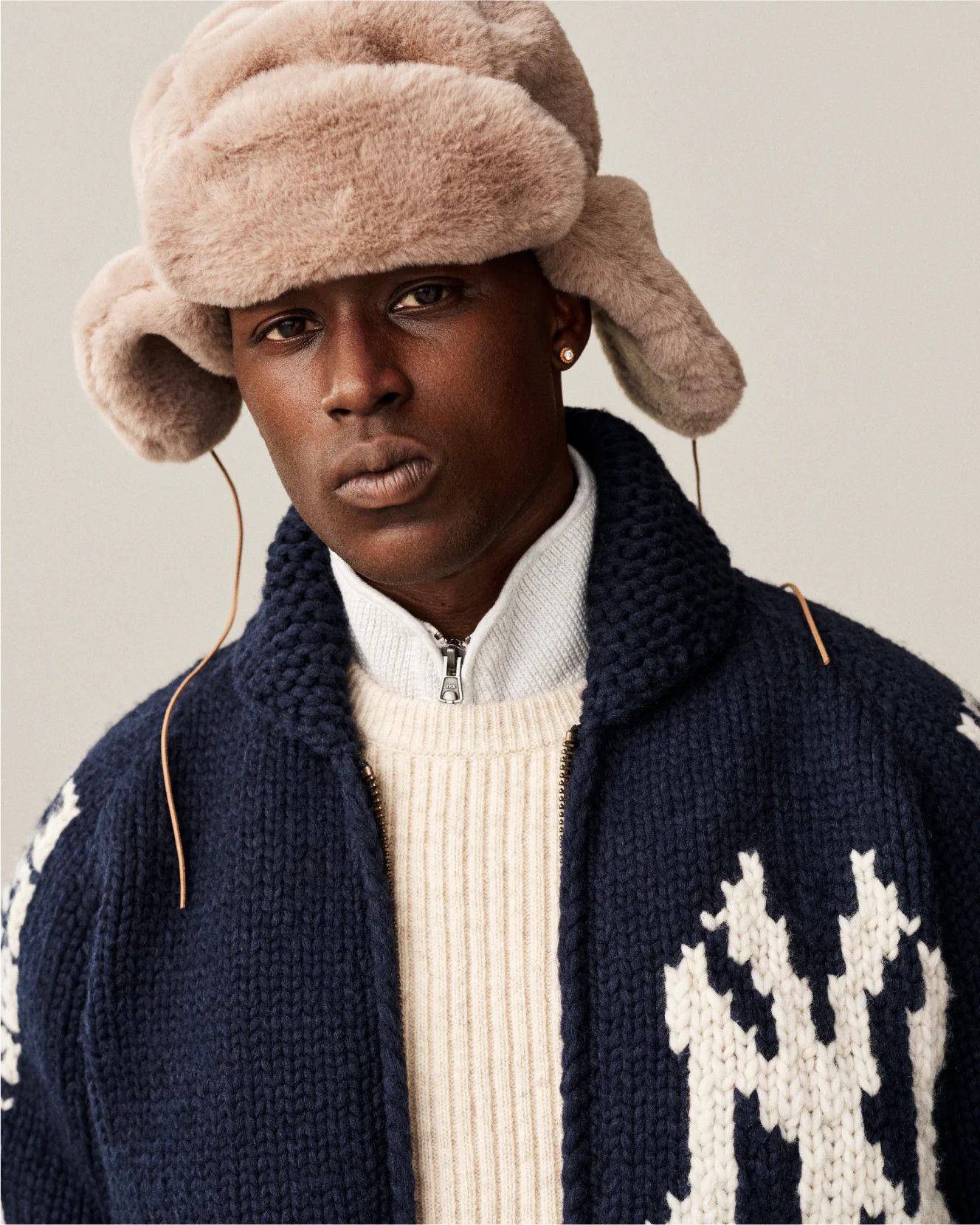 Aime Leon Dore Fur Earflap Hat Size ONE SIZE - 6 Thumbnail