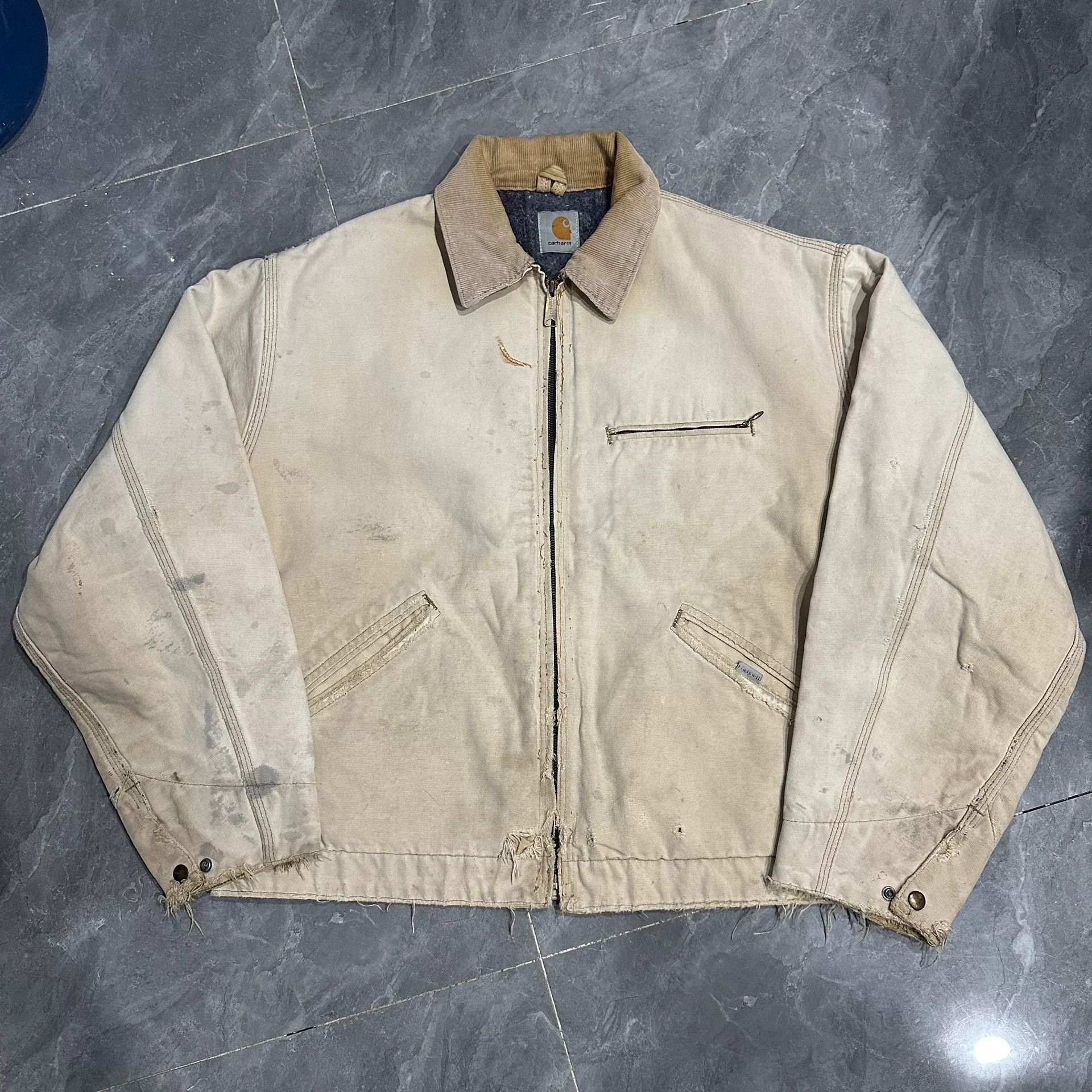 Carhartt Carhartt Vintage Khaki Work Jacket Size US XXL / EU 58 / 5 - 1 Thumbnail