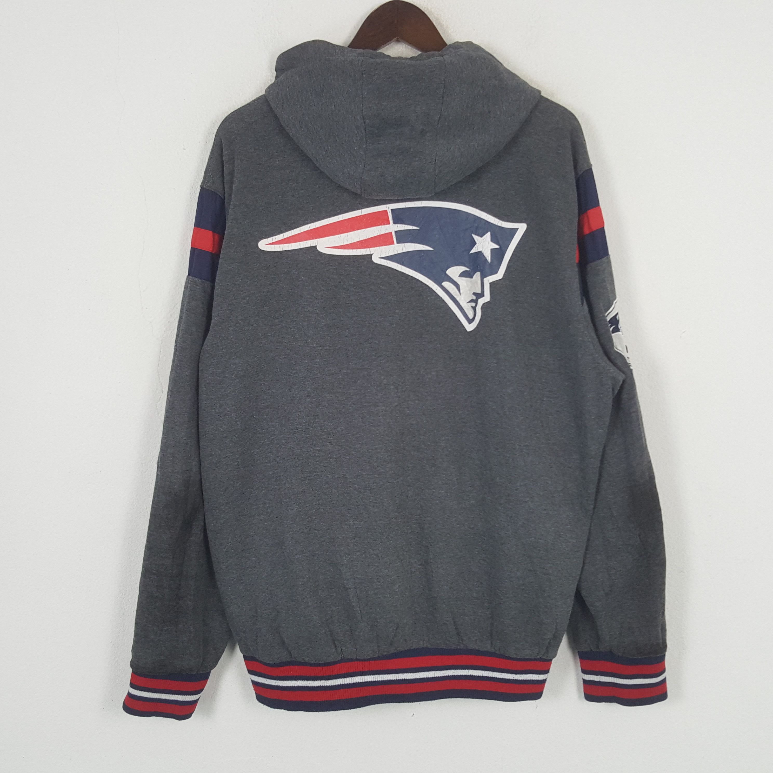 NFL × Vintage Vintage New England Patriots Reversible Hoodies Size US XL / EU 56 / 4 - 7 Thumbnail