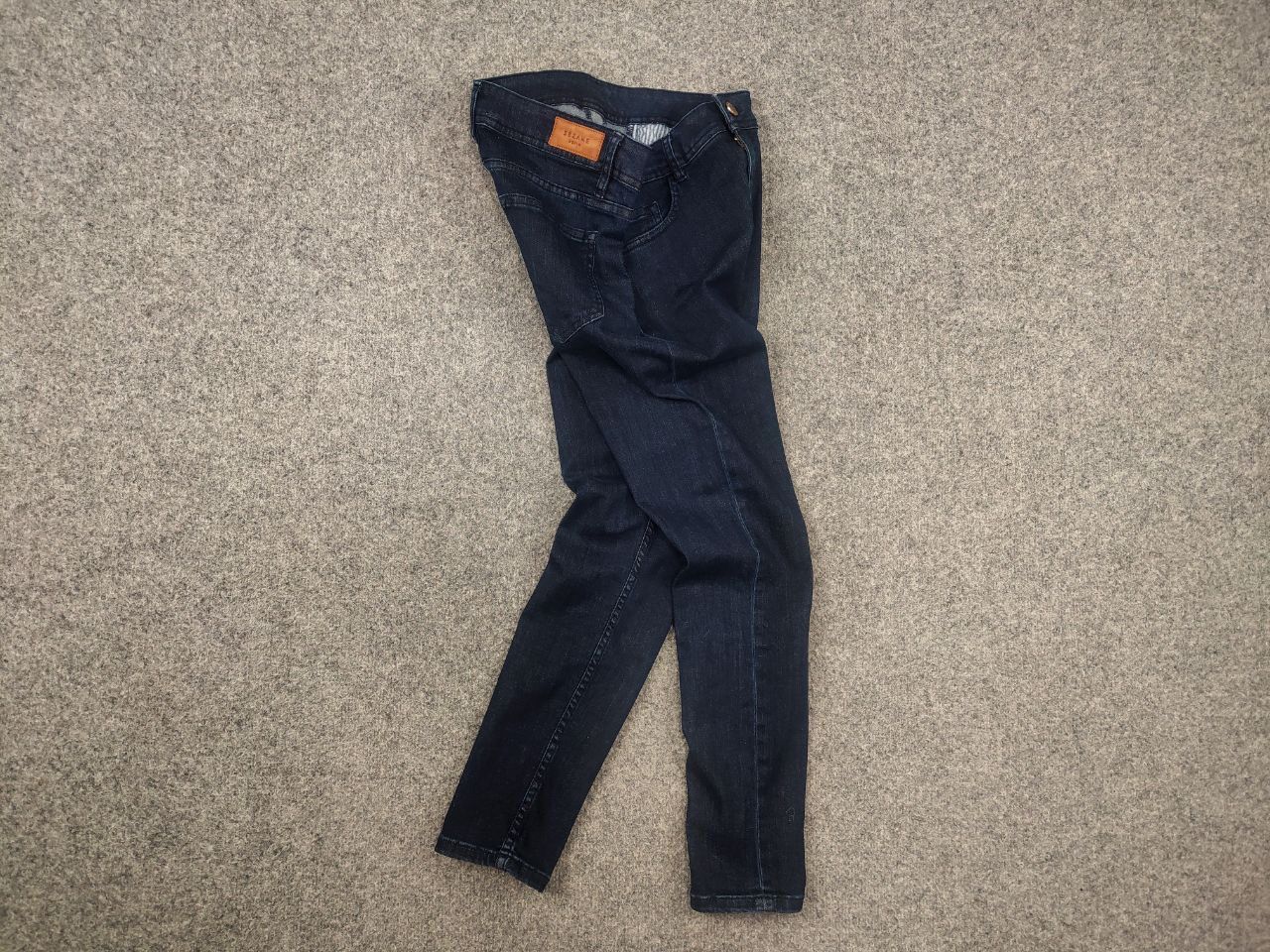 Sezane Sezane Design Dark Blue cotton Blend Slim Fit Denim Jeans Size 32" / US 10 / IT 46 - 7 Thumbnail