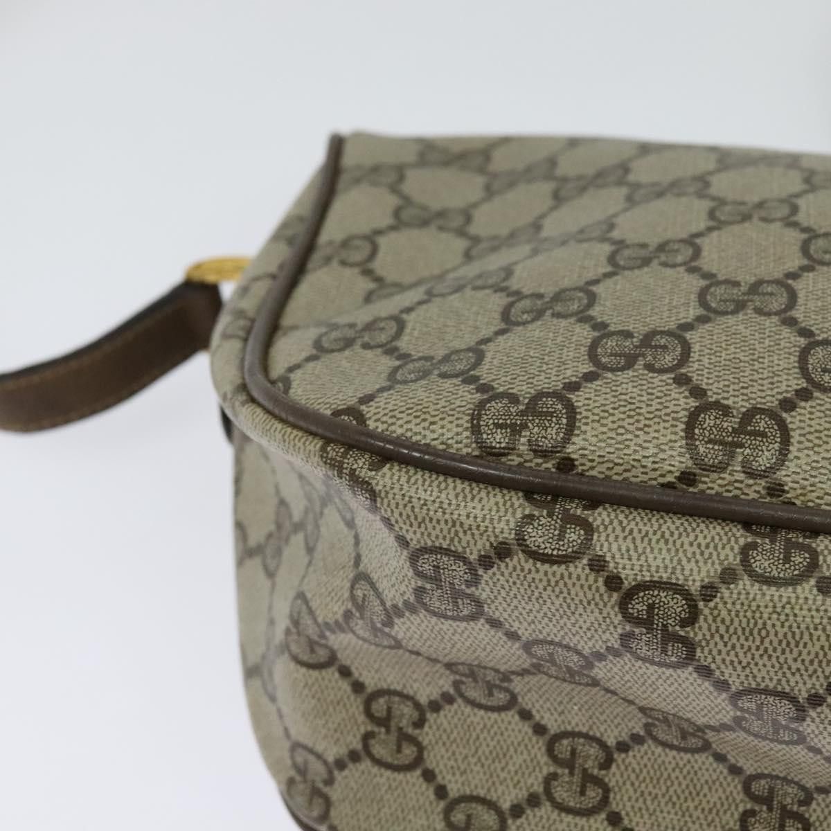Gucci GUCCI GG Supreme Web Sherry Line Shoulder Bag Pvc Beige Size ONE SIZE - 12 Thumbnail
