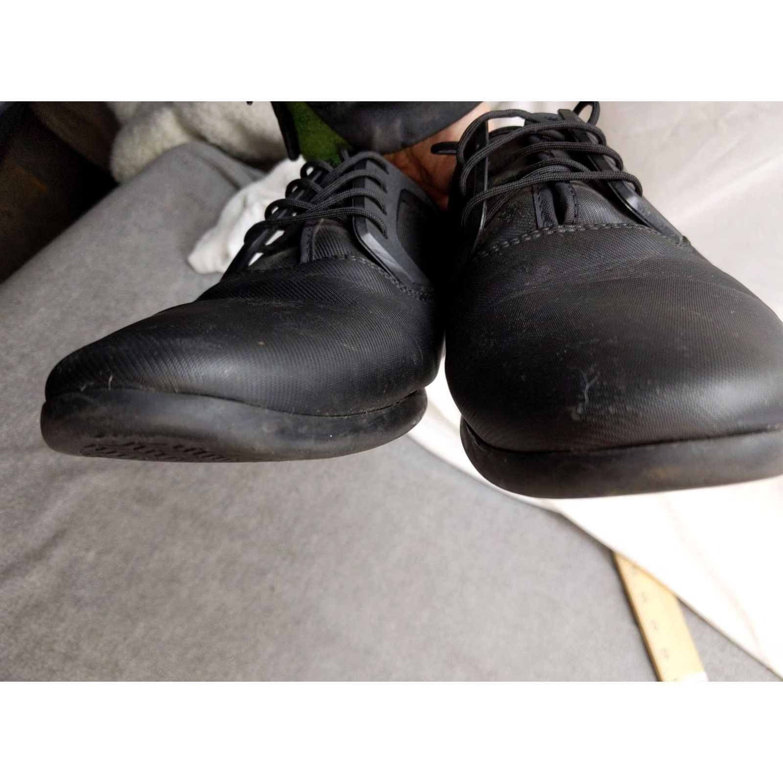Chopard Choppard Mens Shoes Size 9 Black Oxford Low Top Sneakers Synthetic CL17121 Size US M / EU 48-50 / 2 - 6 Thumbnail