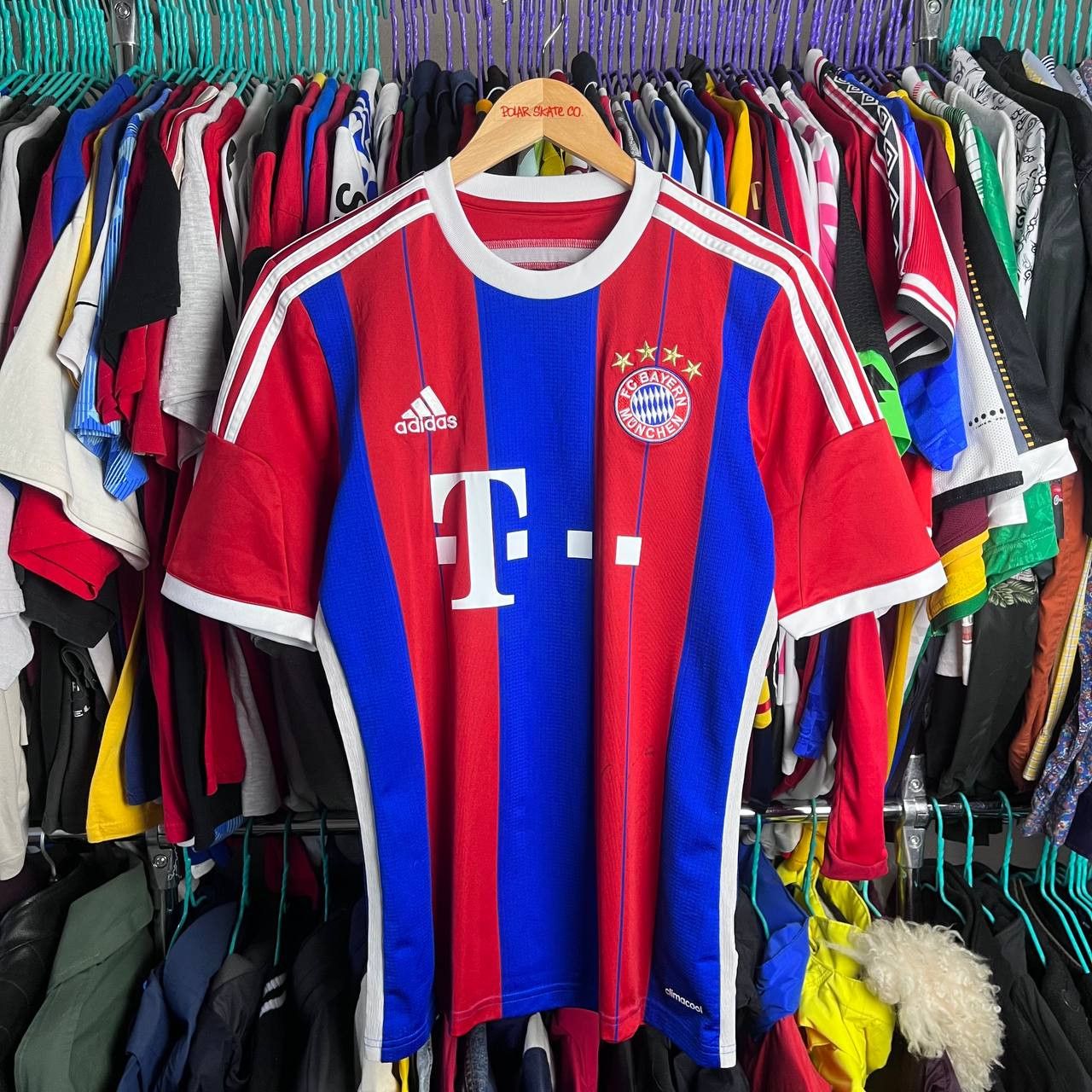 Adidas Bayern Munchen 2014 Football Soccer Jersey #19 Mario Gotze Size US S / EU 44-46 / 1 - 3 Thumbnail