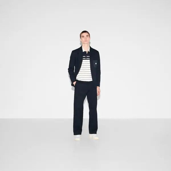 Gucci o1la5ras0426 Cotton Canvas Jacket in Navy Blue Size US S / EU 44-46 / 1 - 2 Thumbnail
