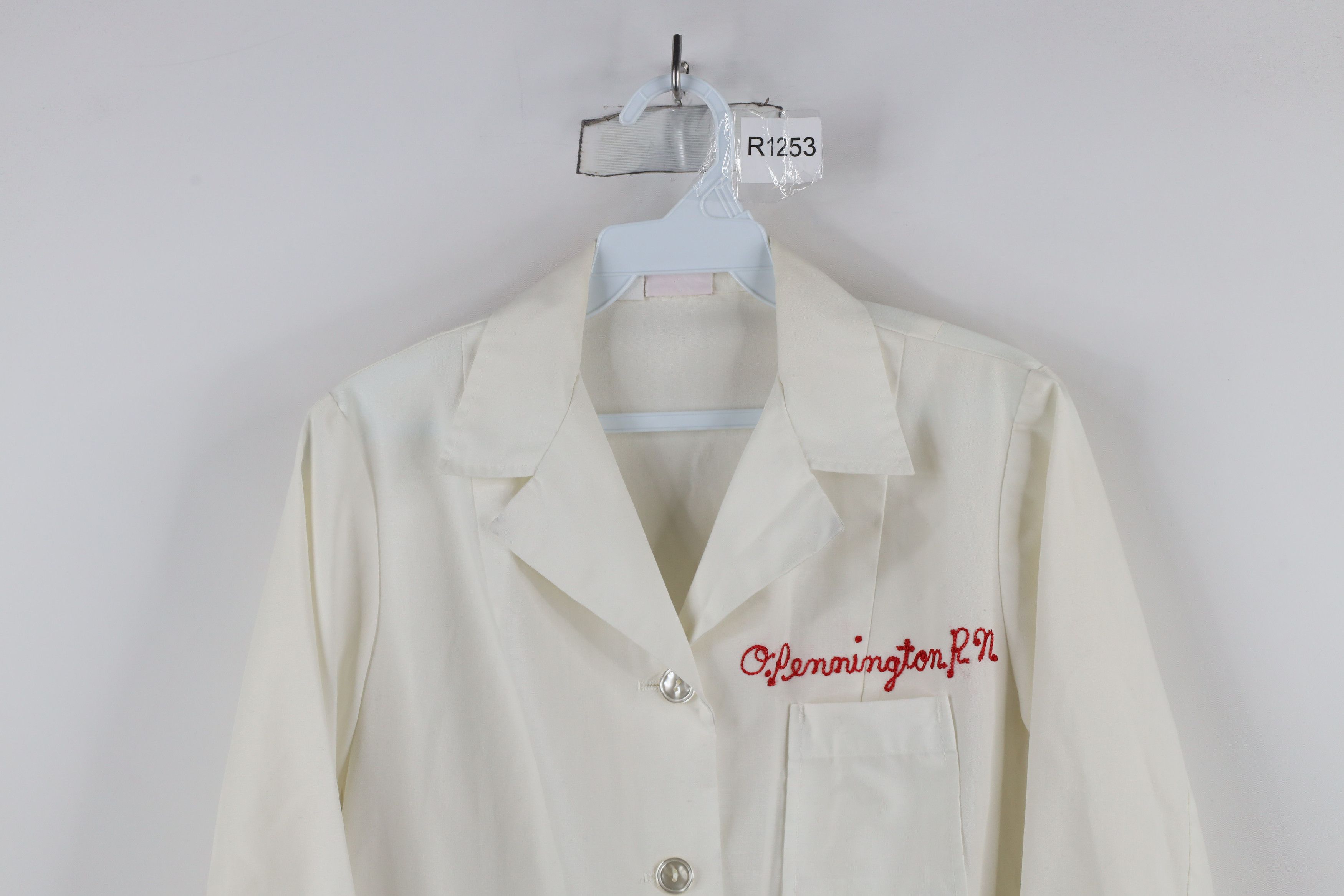 Vintage Vintage 50s 60s Registered Nurse Uniform Jacket Coat USA Size L / US 10 / IT 46 - 2 Thumbnail