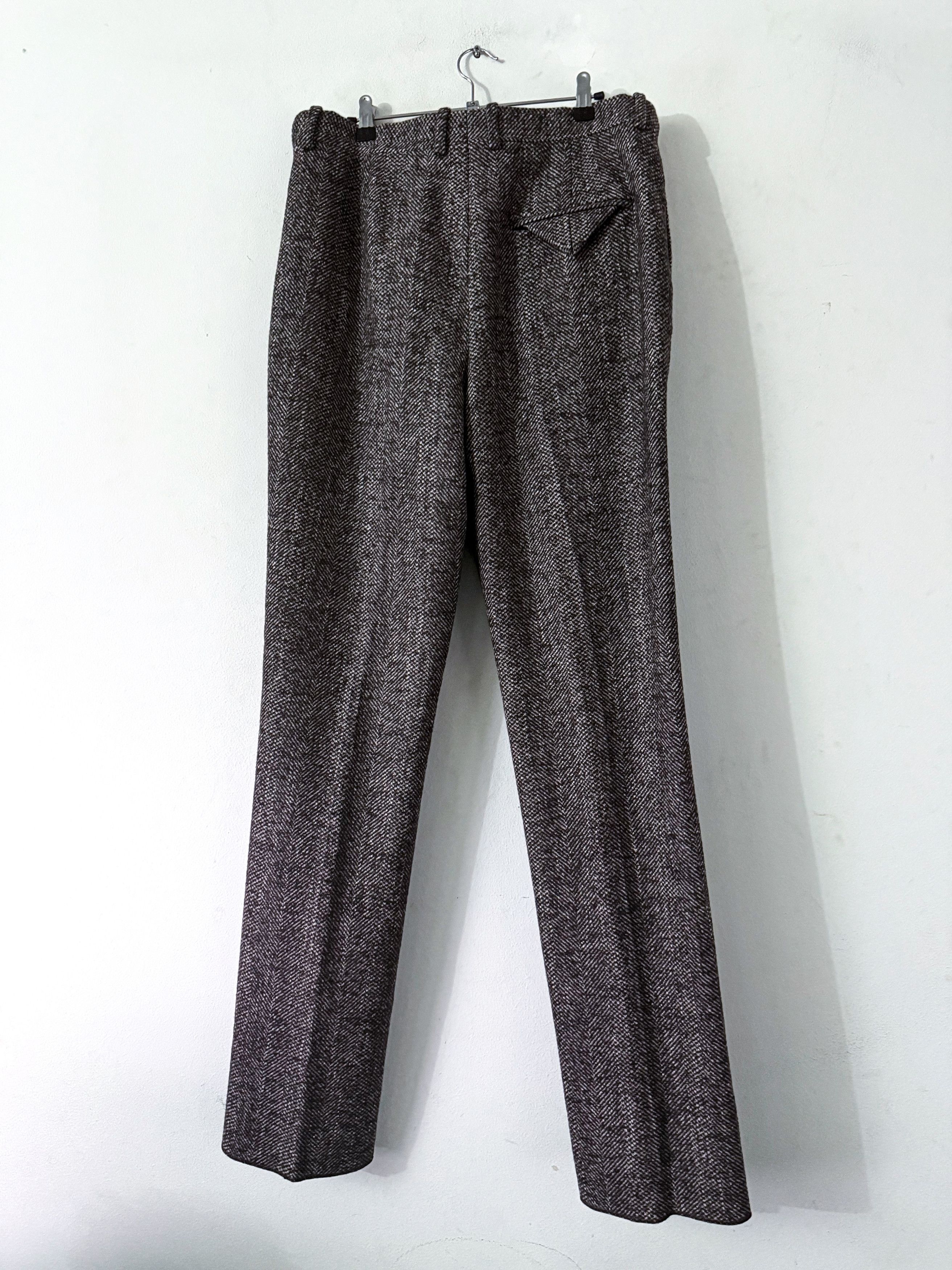 Bottega Veneta Textured Wool Chevron Trousers Size US 34 / EU 50 - 5 Thumbnail