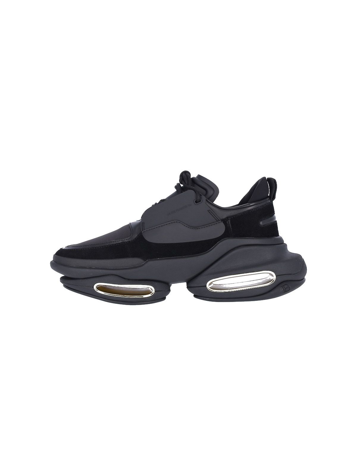 Balmain o1s1wg110425 B-Bold Low-Top Sneakers in Black Size US 12 / EU 45 - 3 Thumbnail