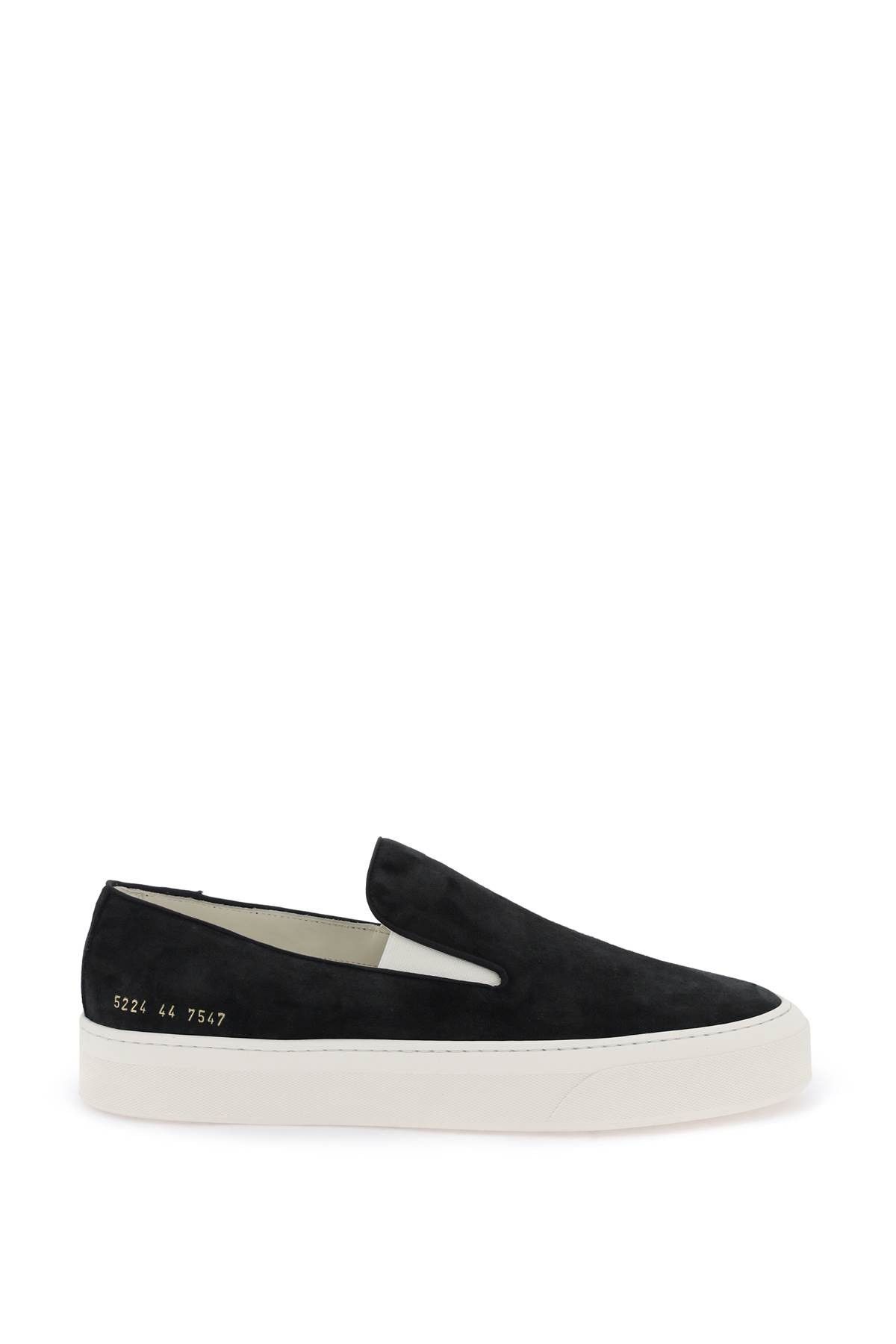image of Common Projects Slip-On Sneakers in Black, Men's (Size 9)