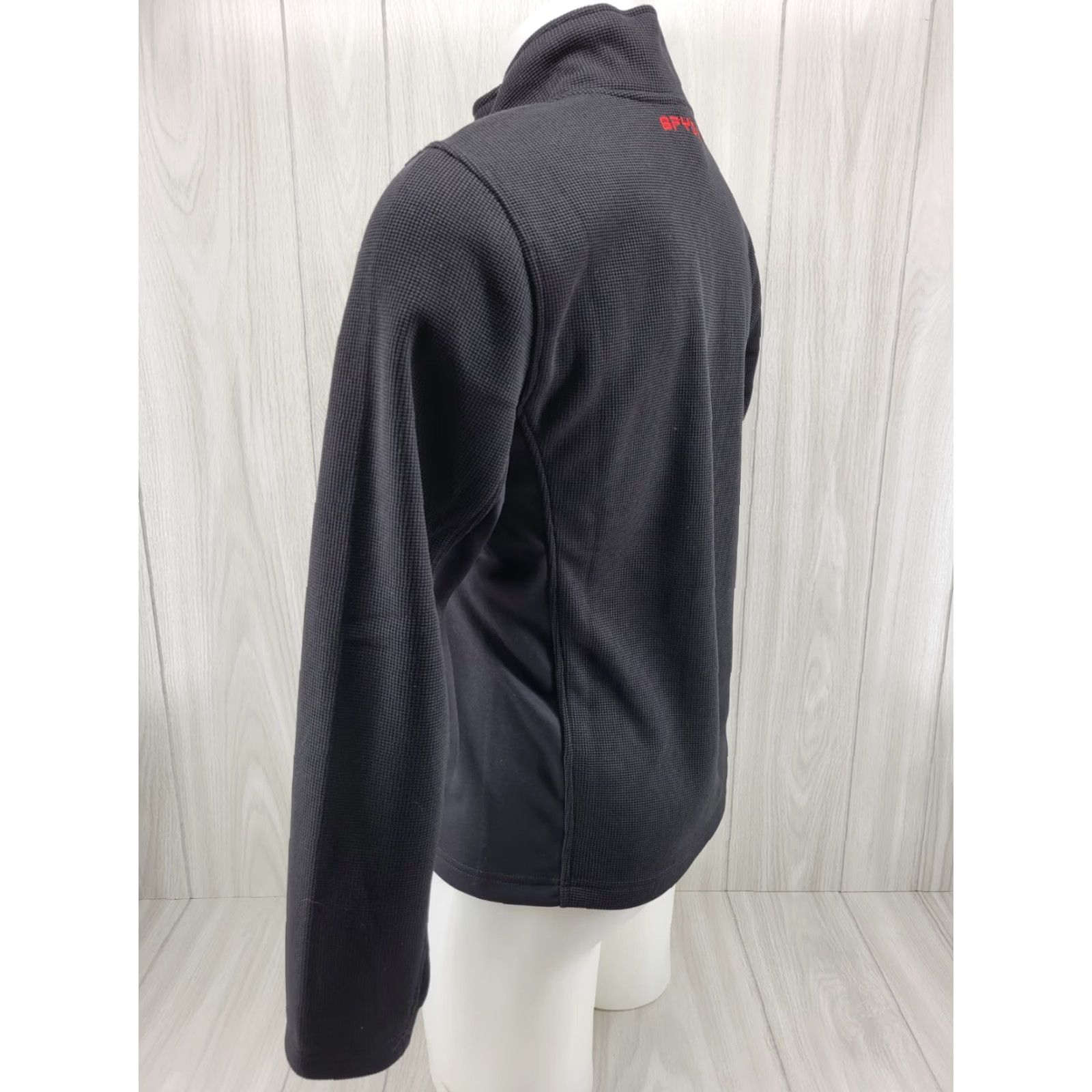 Spyder Spyder Men’s Size Small Black 1/4 Zip Knit Pullover Long Sleeve Logo Shirt Size US S / EU 44-46 / 1 - 7 Thumbnail