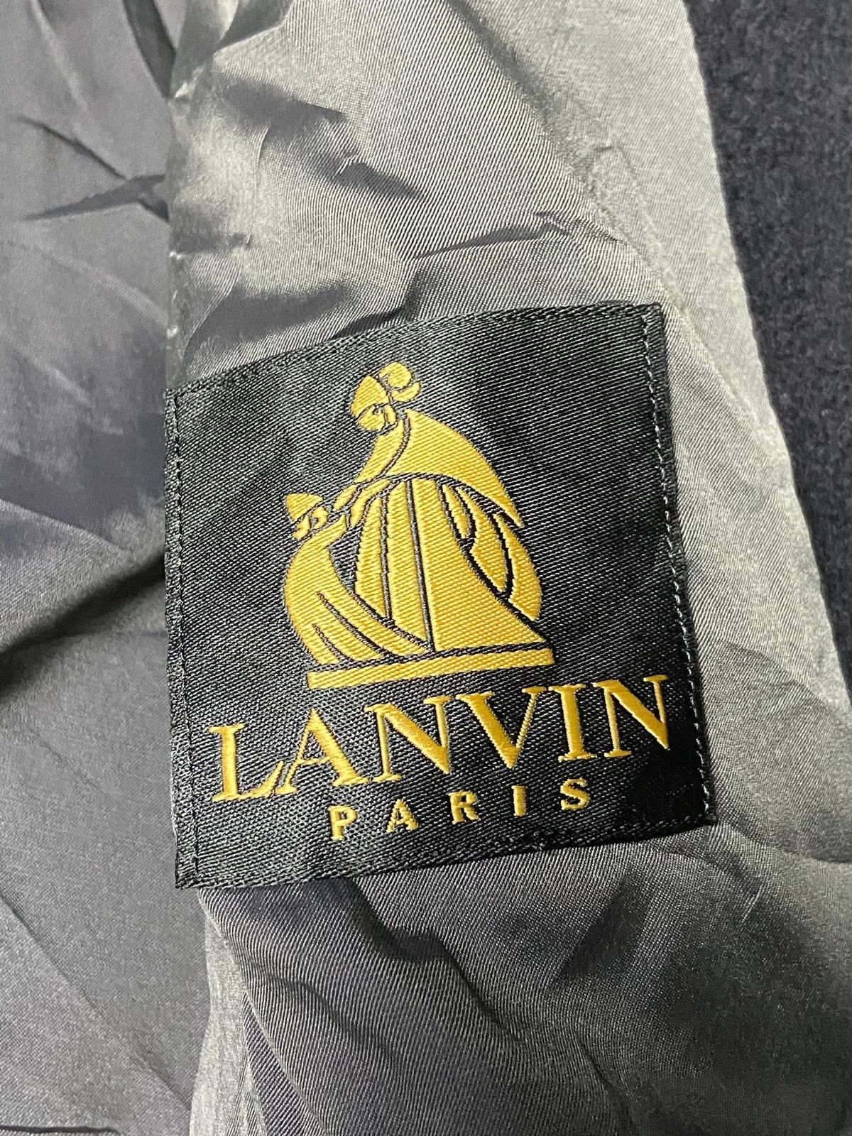 Lanvin Vintage LANVIN Double Breasted Long Wool Coat (140) Size US M / EU 48-50 / 2 - 7 Thumbnail