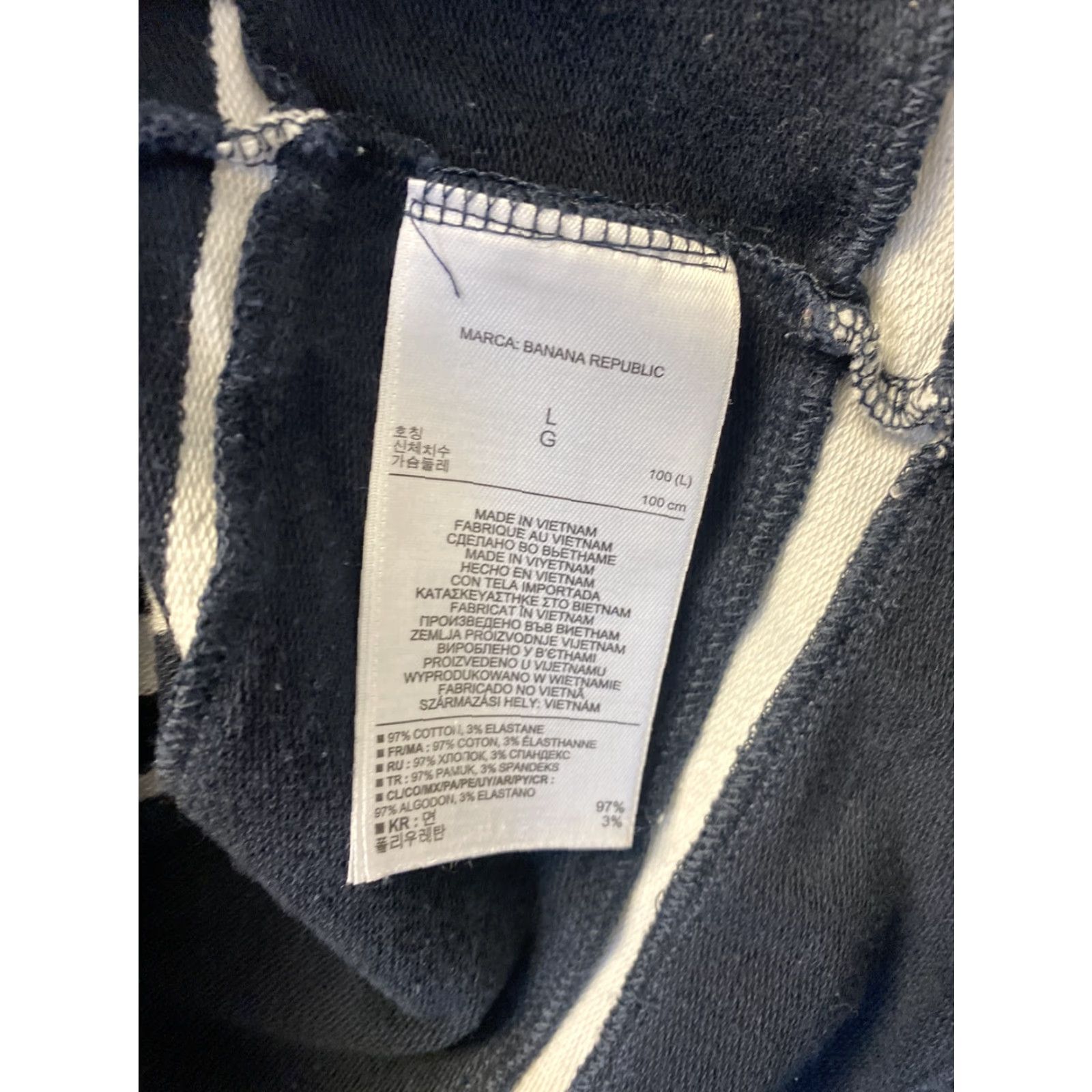 Banana Republic Banana Republic Women's Pullover Sweater L Blue Solid Long Sleeve Casual Knit Size L / US 10 / IT 46 - 6 Thumbnail