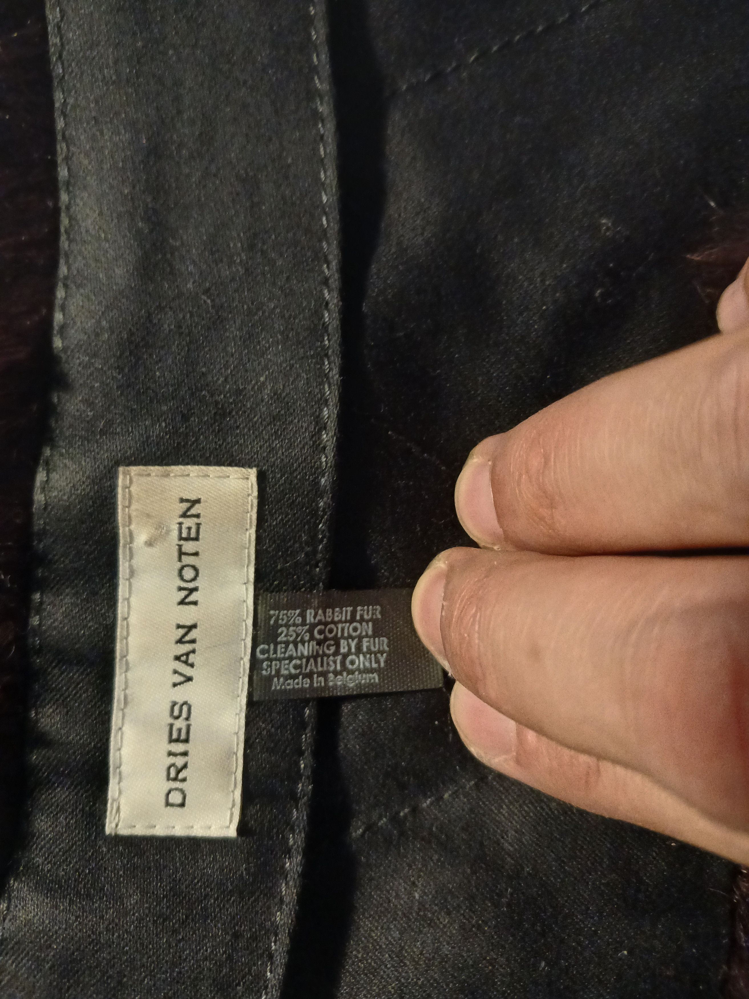 Dries Van Noten Dries Van Noten Rabbit Fur Collar Size ONE SIZE - 9 Thumbnail