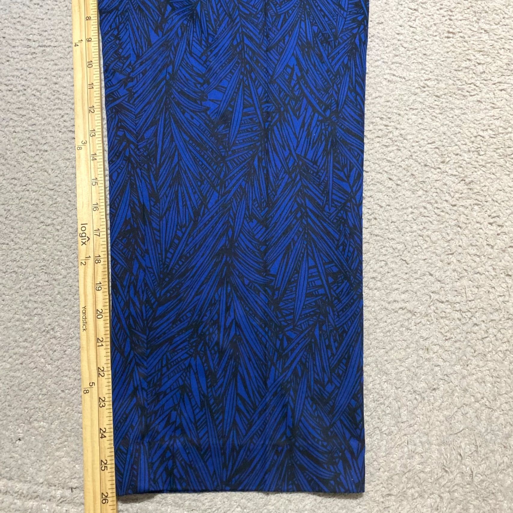 Coldwater Creek Coldwater Creek Womens 16 Pants Blue Floral Straight High Rise Business Casual Size 38" / US 16 / IT 52 - 6 Thumbnail