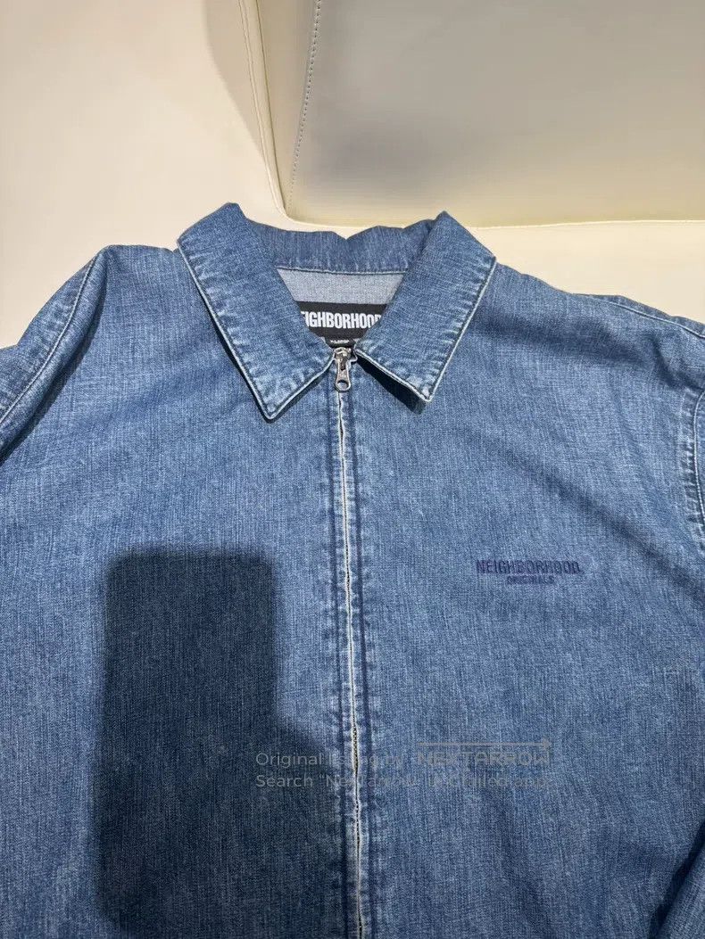 Neighborhood Neighborhood Men's Washed Denim Jacket Size US XL / EU 56 / 4 - 2 Thumbnail