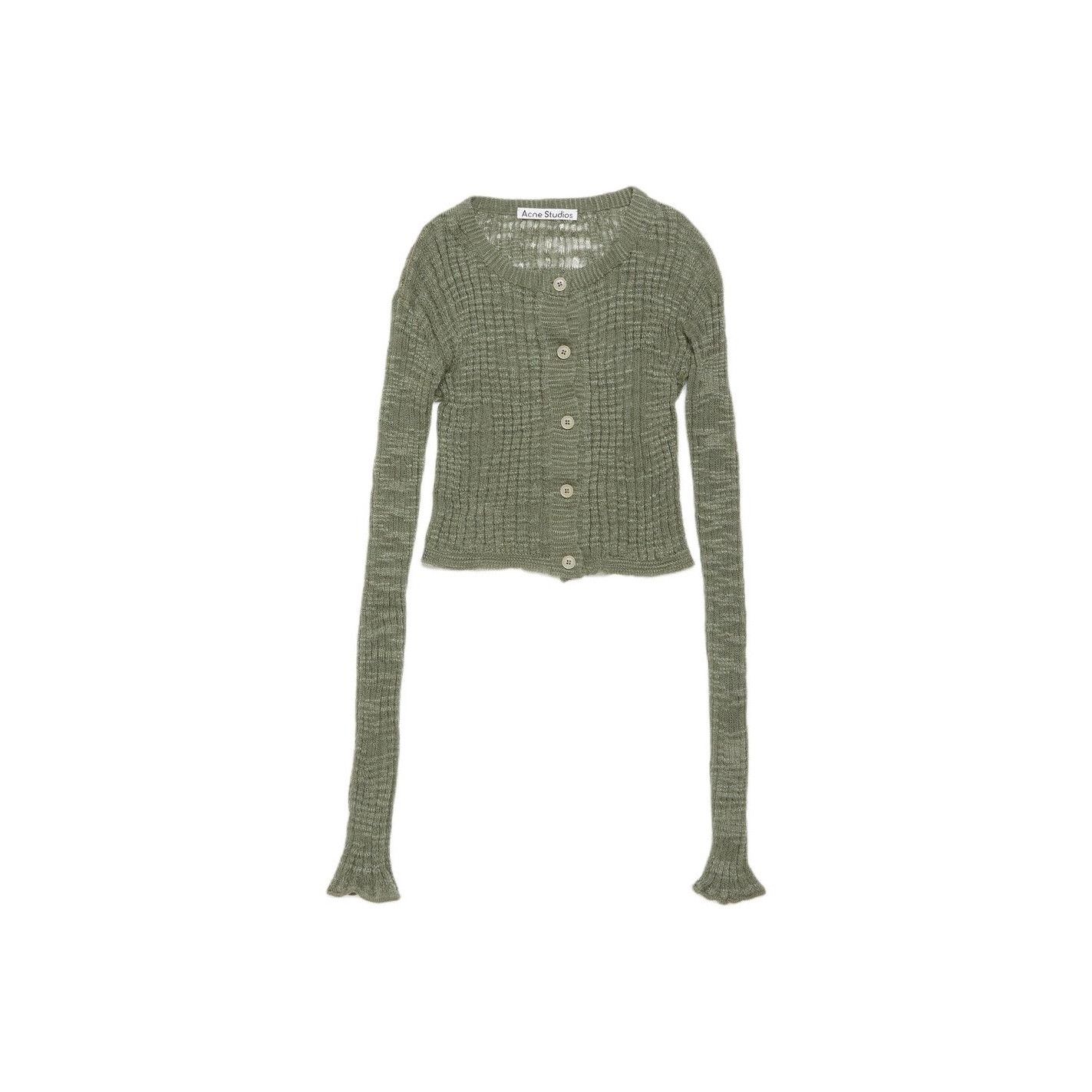 Acne Studios Acne Studios Ribbed Knit Cardigan Size XS Size XS / US 0-2 / IT 36-38 - 1 Thumbnail
