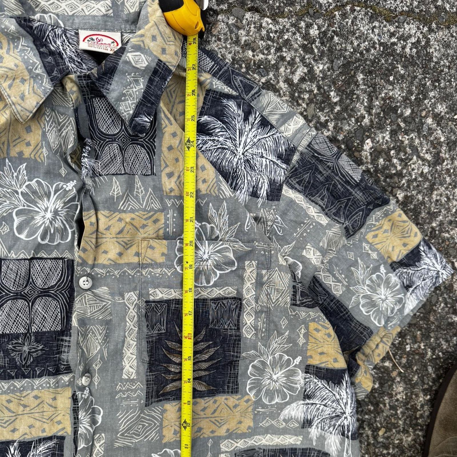 Other Vintage 90’s Go Barefoot Hawaiian Shirt – Size XL Size US XL / EU 56 / 4 - 4 Thumbnail