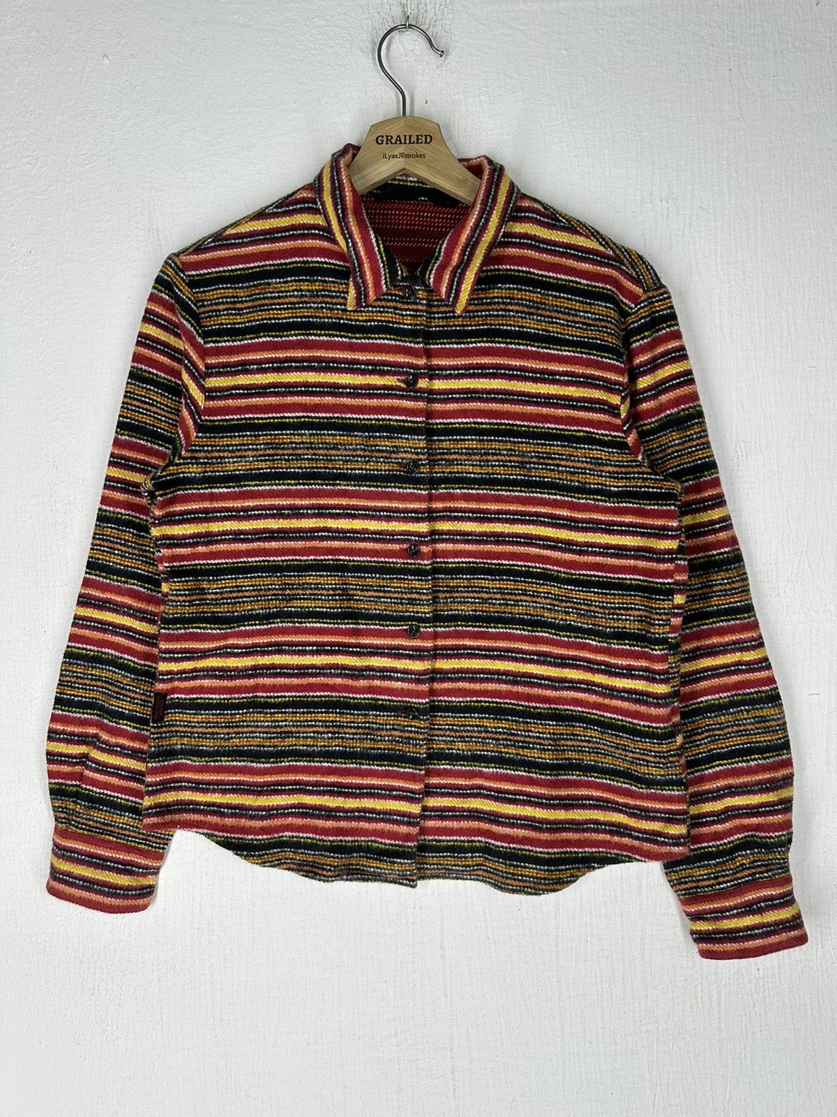 image of Issey Miyake x Mademoiselle Non Non Vintage Mademoiselle Non Non Rainbow Jakcet, Men's (Size Medium