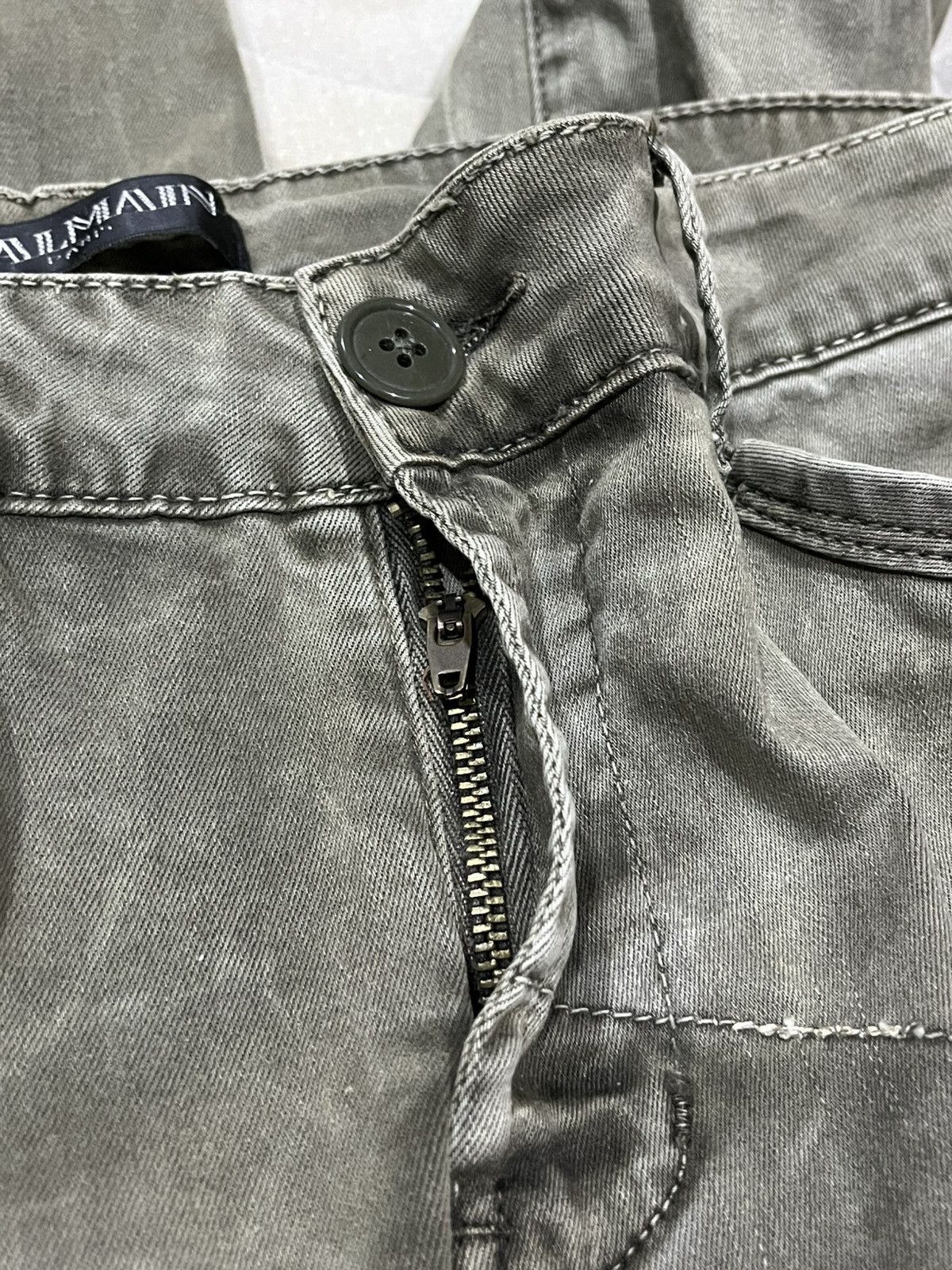 Balmain Balmain Skinny Fit Stretch Cotton Cargo Pants Size US 36 / EU 52 - 7 Thumbnail