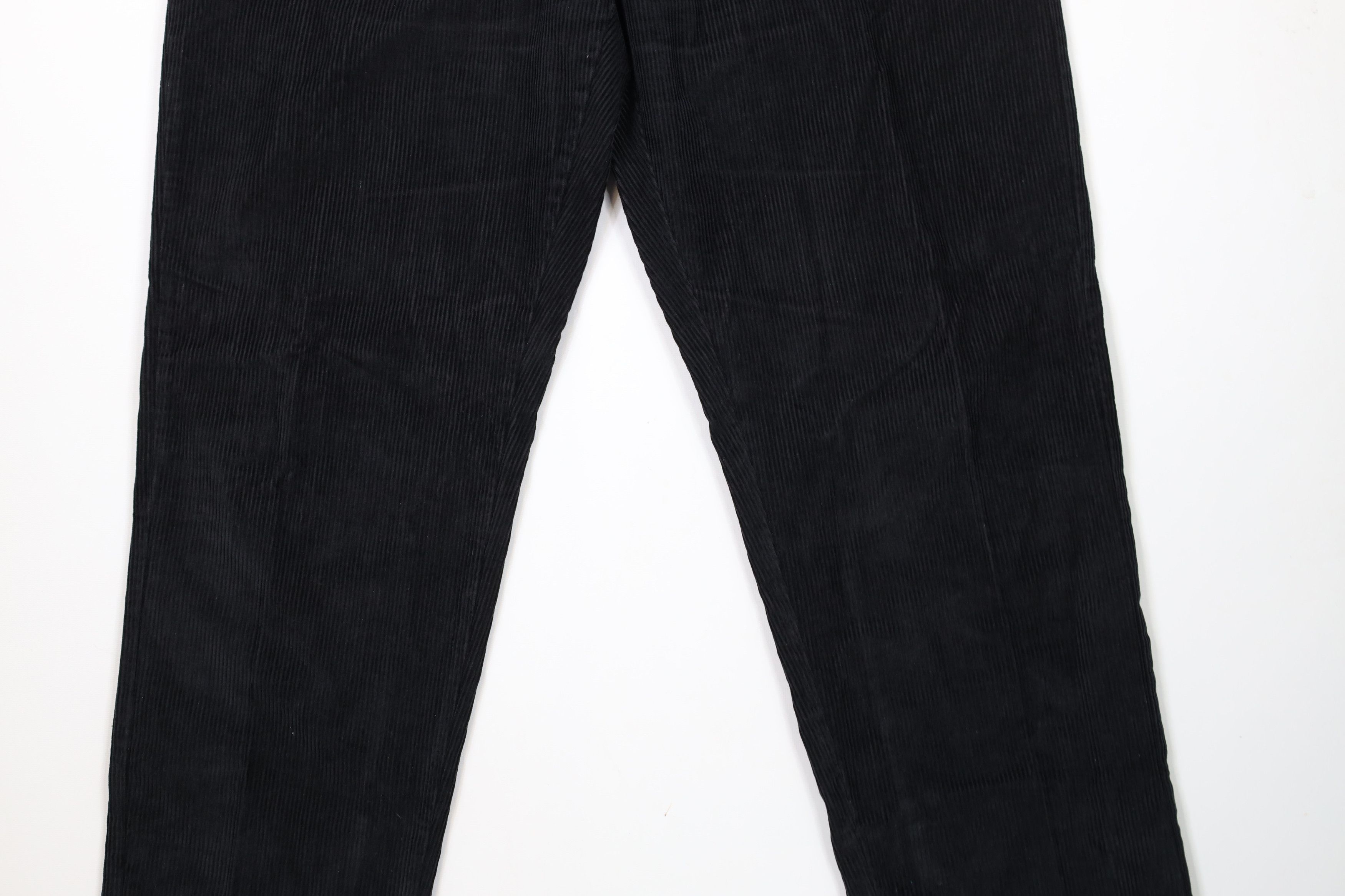 Vintage × Woolrich Woolen Mills Vintage 90s Woolrich Tapered Leg Corduroy Pants Black Size 36" / US 14 / IT 50 - 3 Thumbnail