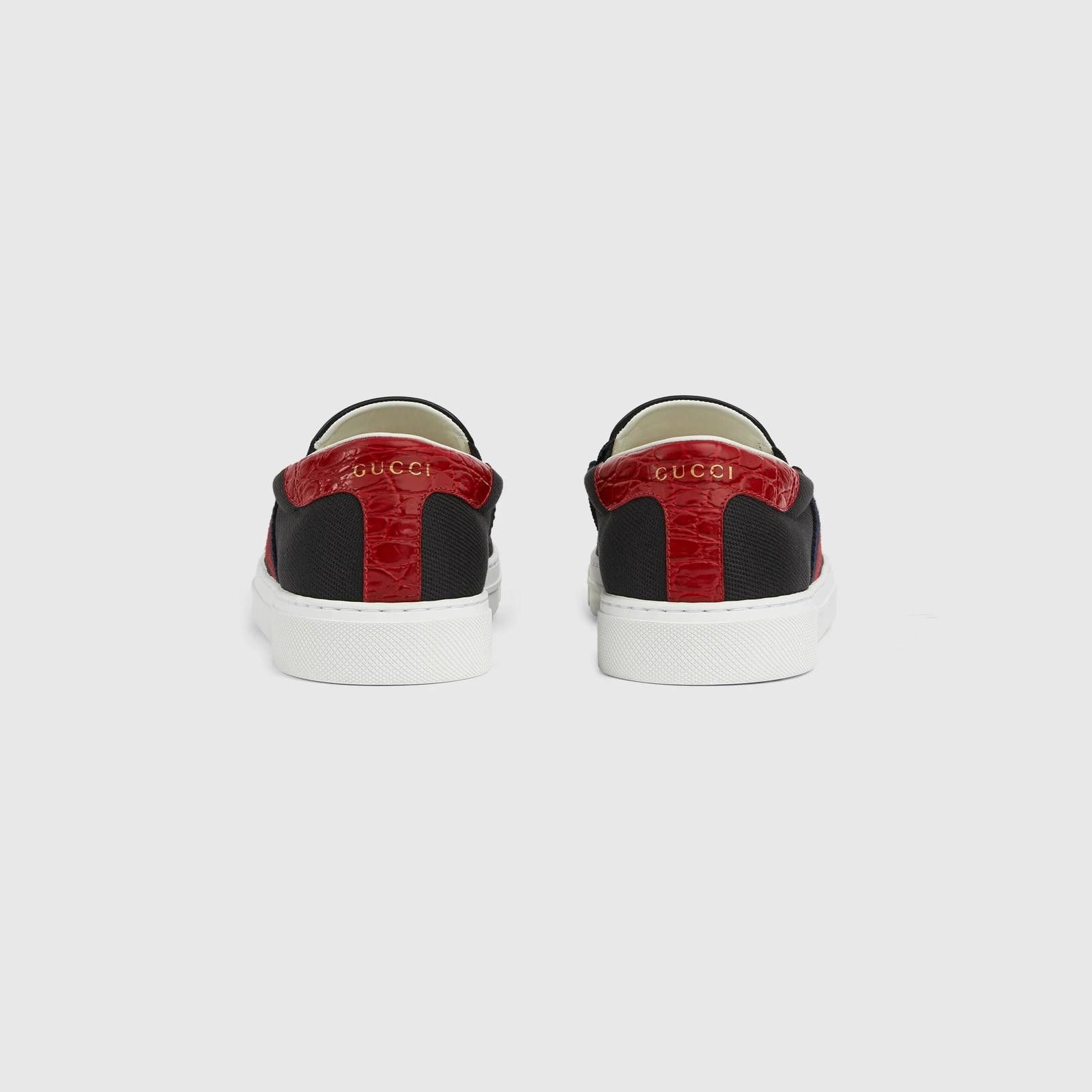 Gucci Gucci Ace Web Slip On Sneakers Size US 6 / EU 39 - 3 Thumbnail