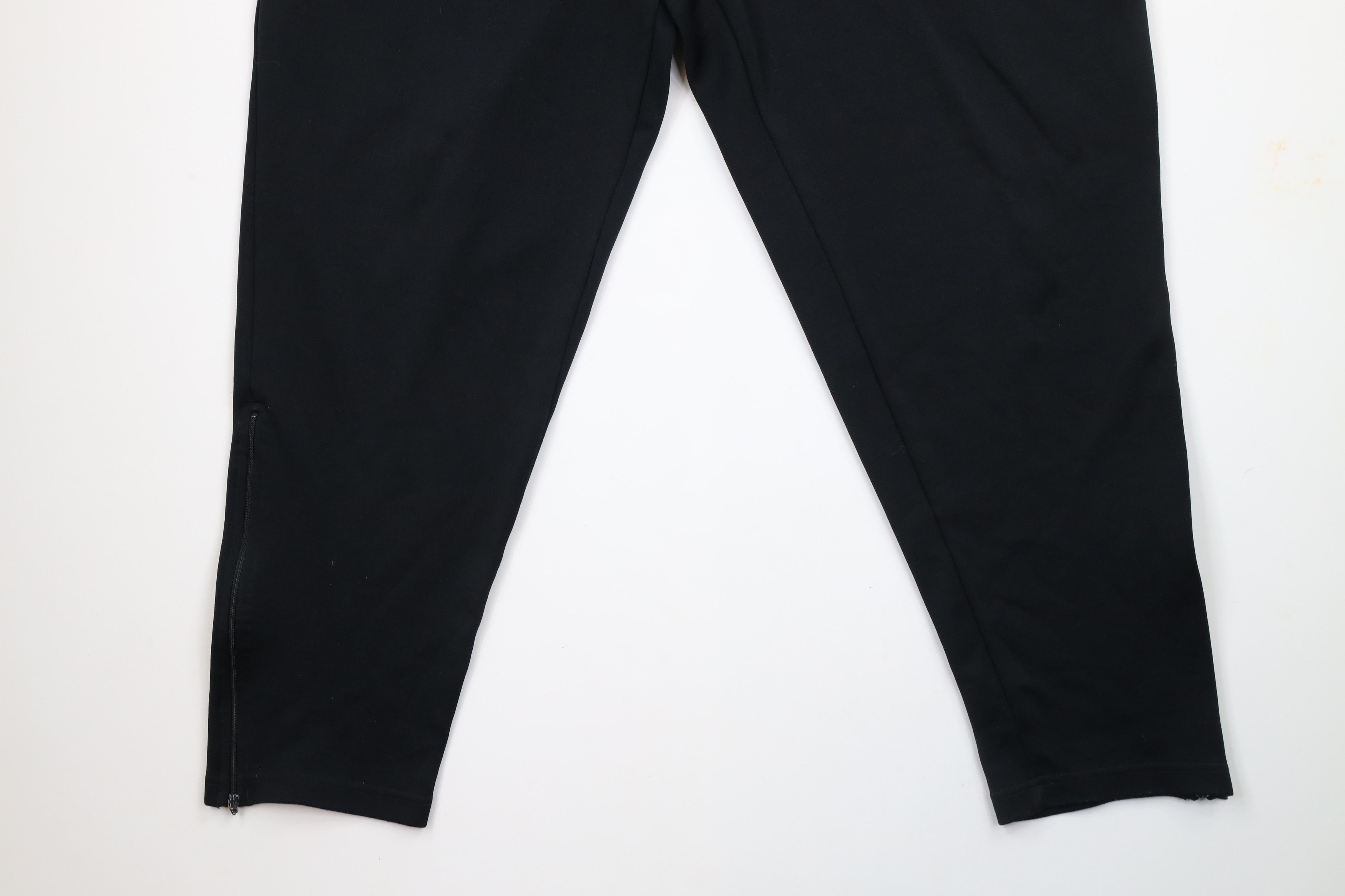 Adidas × Vintage Vintage 90s Adidas Tapered Leg Warm Up Soccer Pants Black Size US 38 / EU 54 - 4 Thumbnail