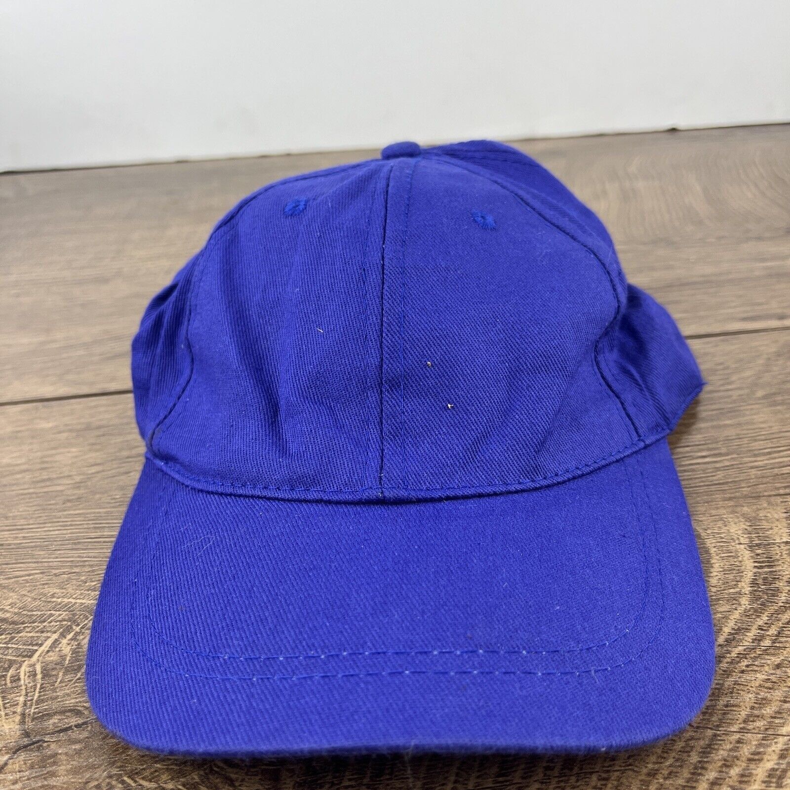 Other Blue Baseball Cap Blue Hat Adjustable Adult Size Hat Blue Ca Size ONE SIZE - 4 Thumbnail