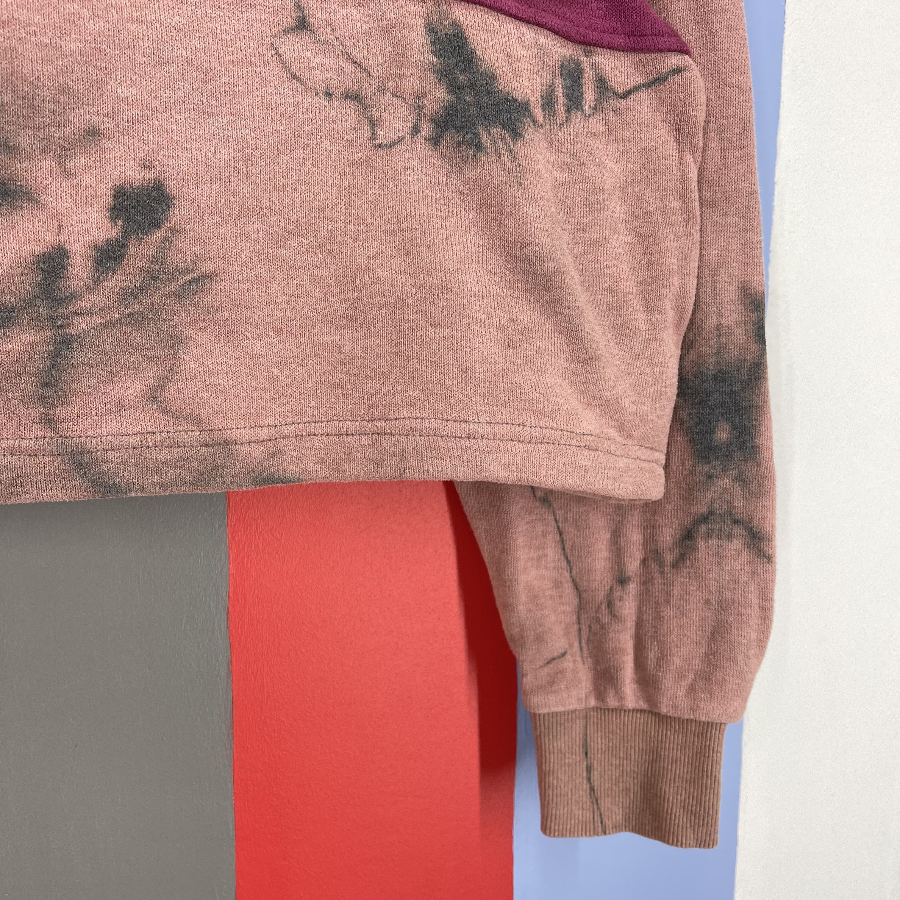 Mr. Junko MR JUNKO JUNKO KOSHINO Crop Sweatshirt Acid Wash #1267/AR Size S / US 4 / IT 40 - 5 Thumbnail