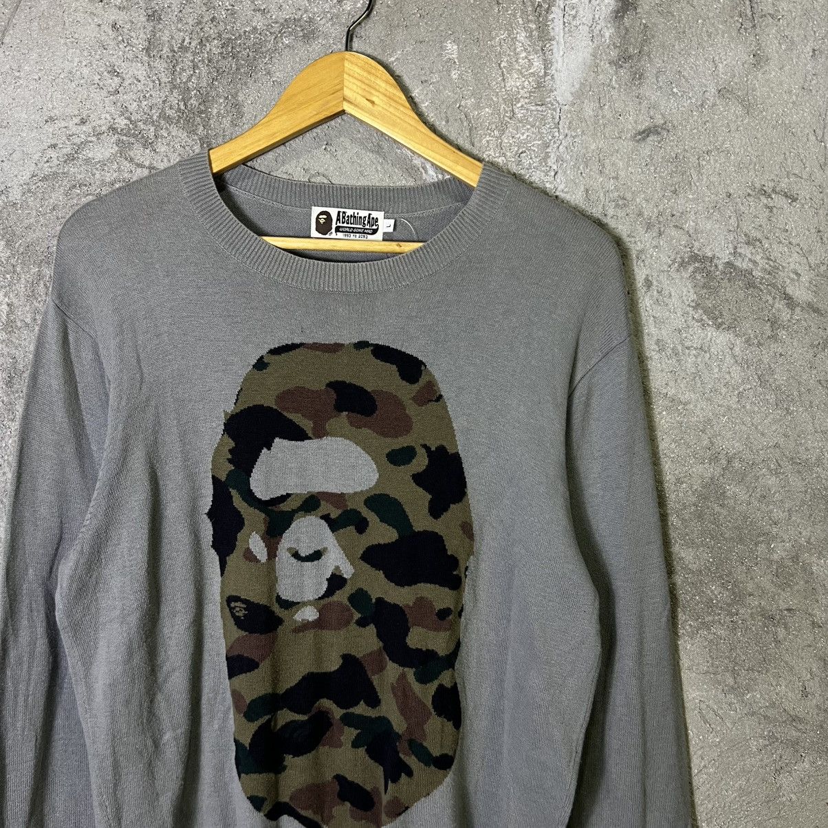 Bape Bape - Big Logo Camo - Knitted Size US L / EU 52-54 / 3 - 2 Thumbnail