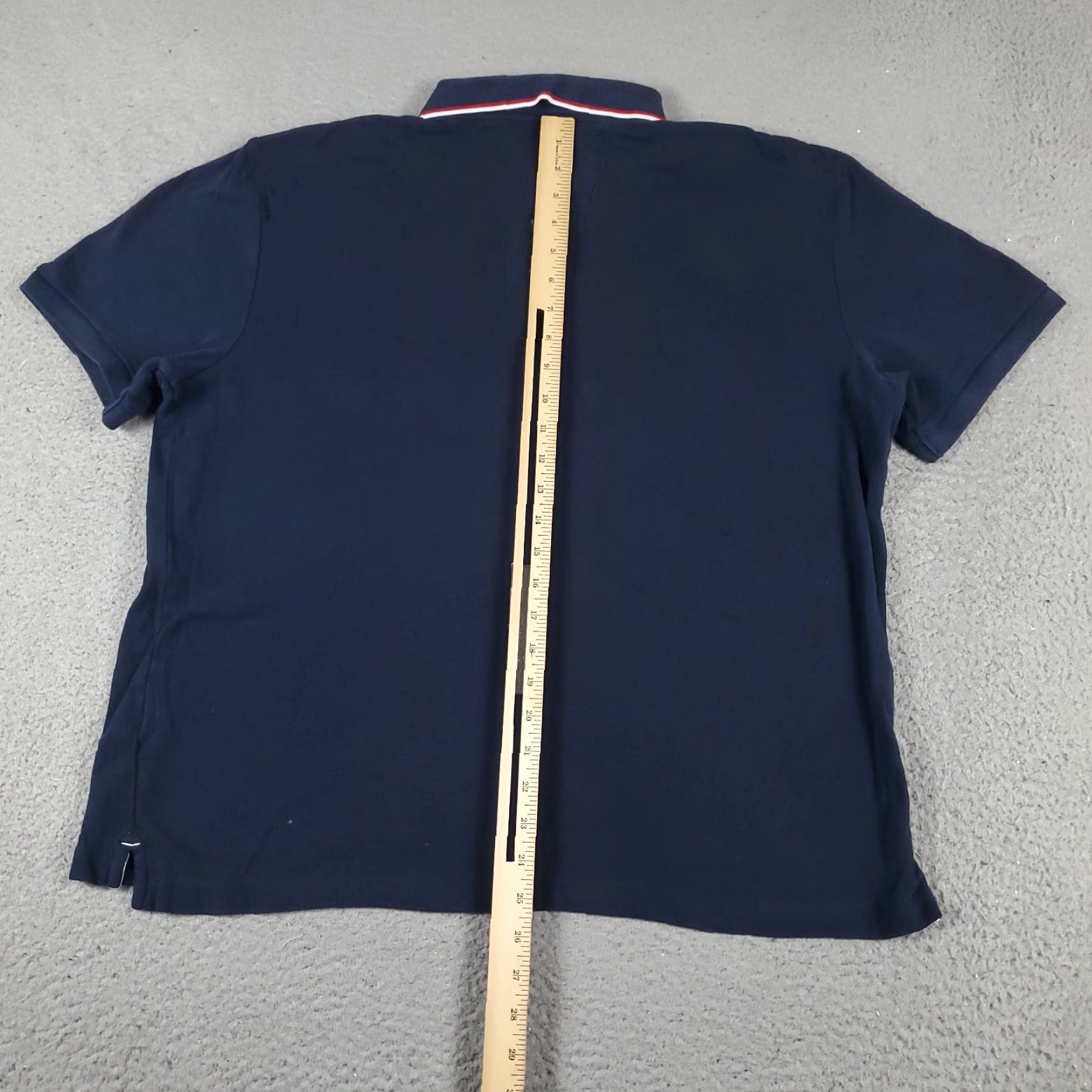 Nautica Nautica Polo Shirt Men's Large Blue Solid Short Sleeve Casual Activewear Size US L / EU 52-54 / 3 - 5 Thumbnail